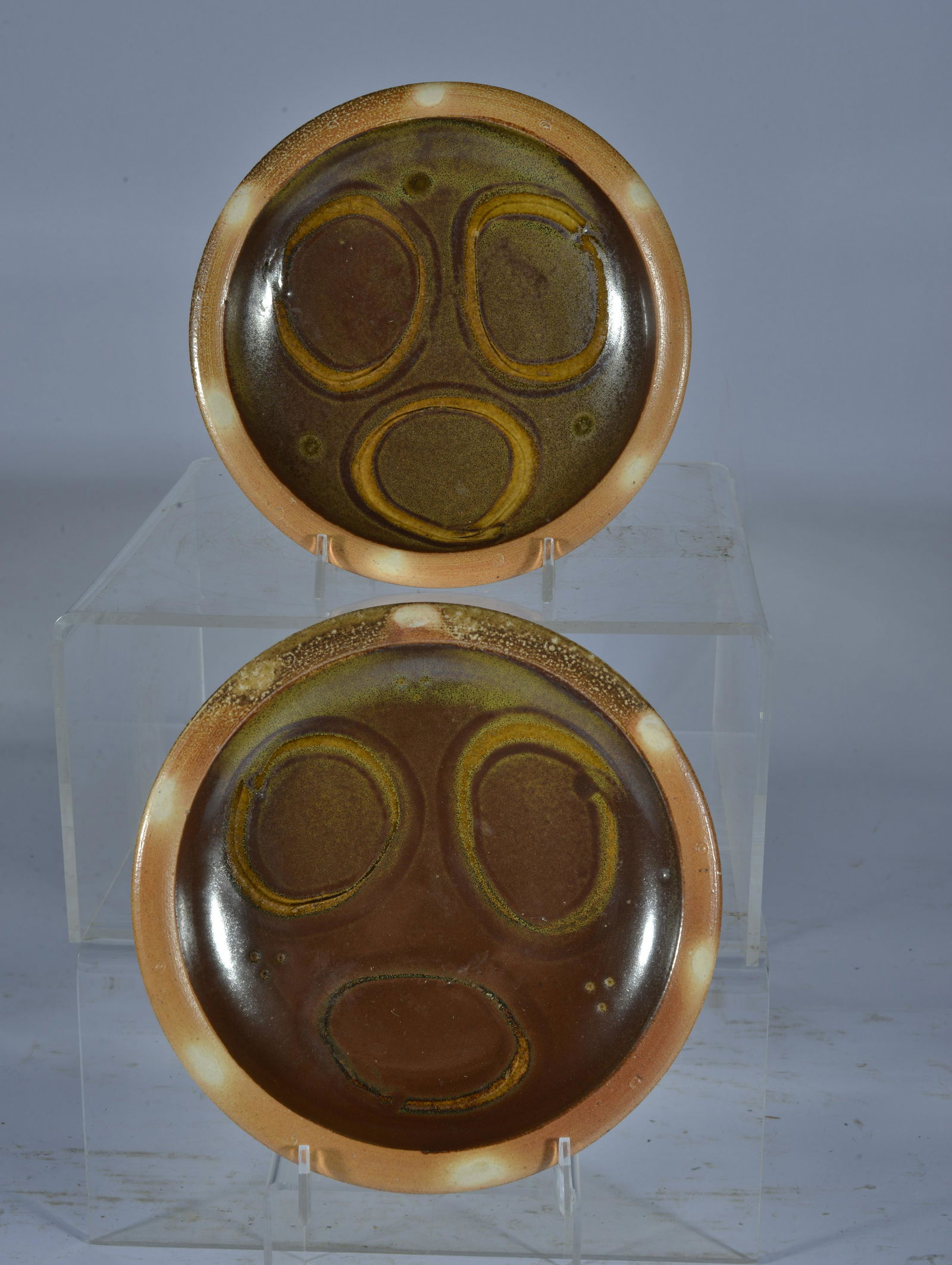 MARK HEWITT DECORATED POTTERY BOWL (2) (1 of 2)