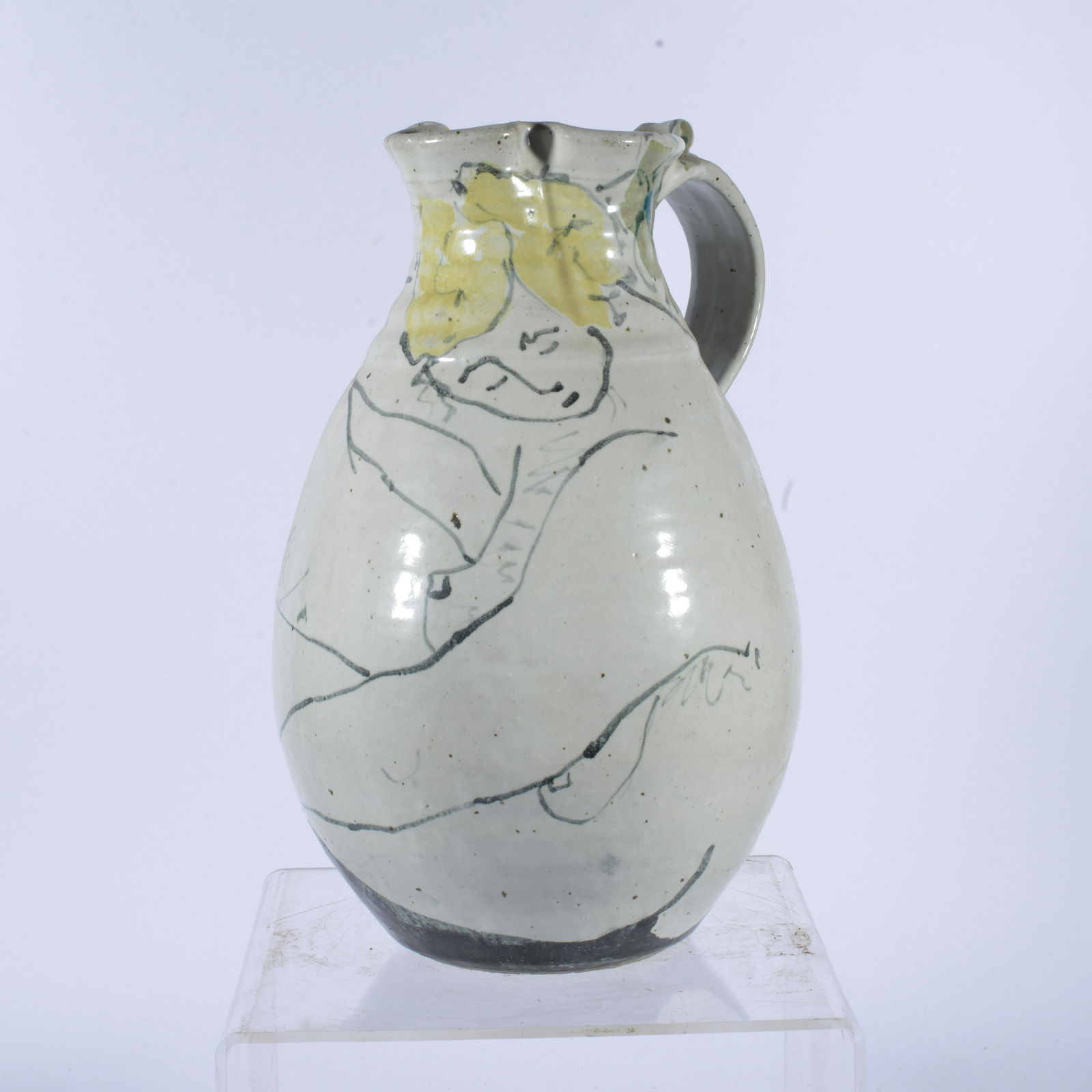 NORTH CAROLINA POTTERY PITCHER (1 of 3)