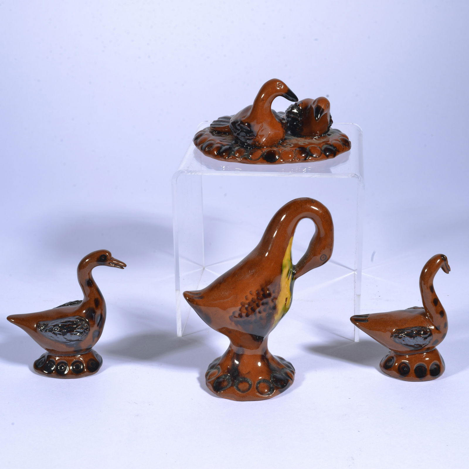 JAMES NYESTE POTTERY FIGURALs (4) (1 of 3)