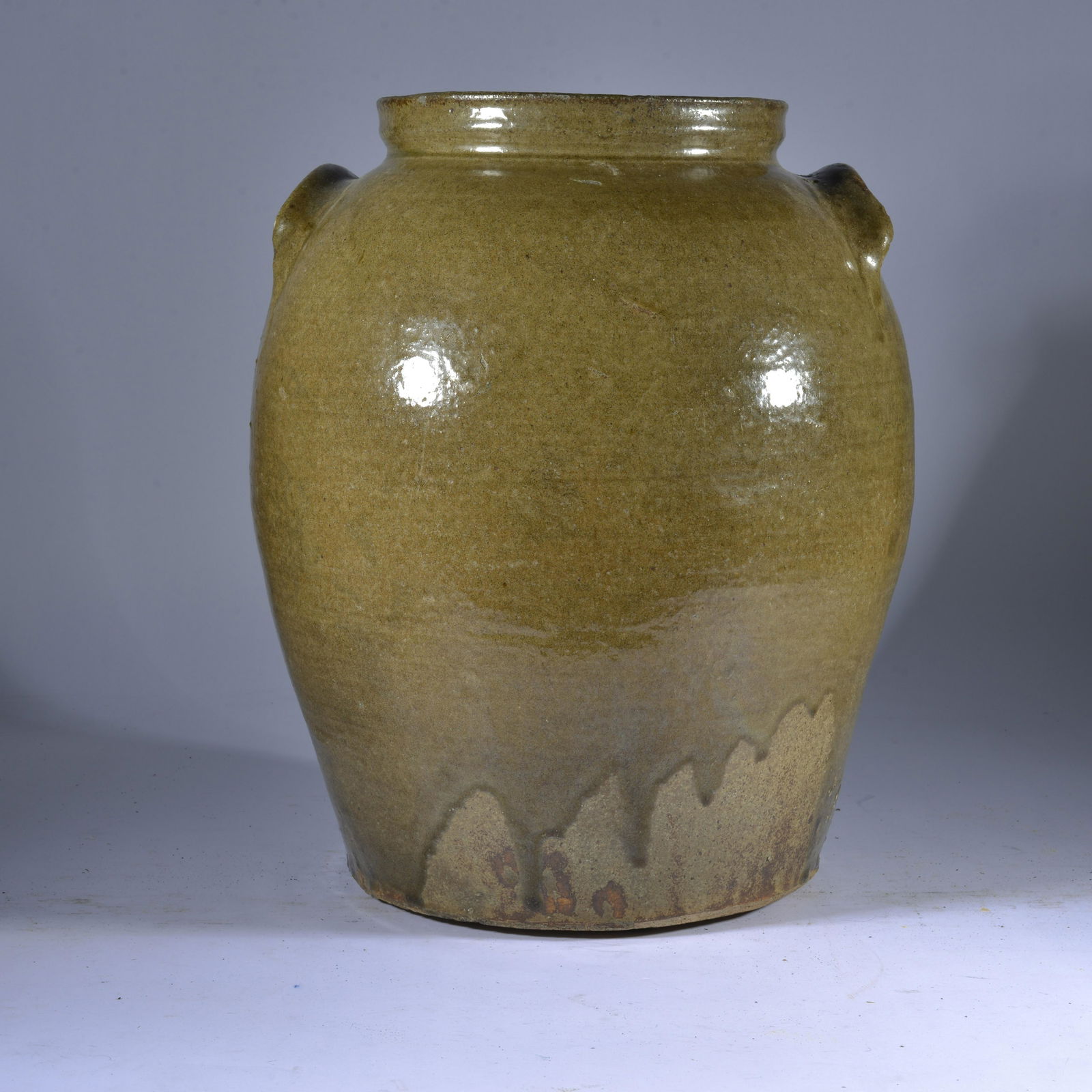 LANDRUM EDGEFIELD STORAGE JAR WITH MARKS (1 of 8)