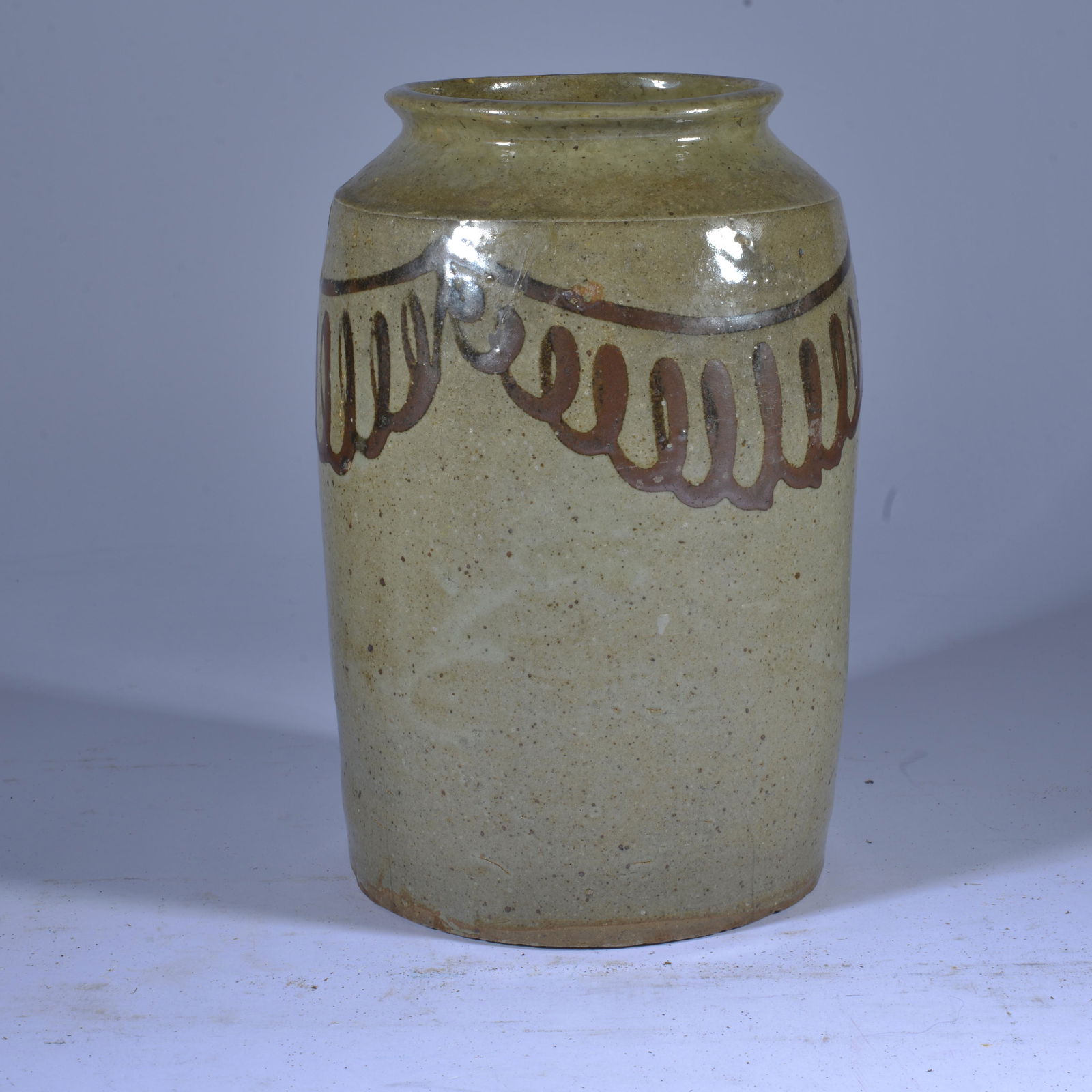 THOMAS CHANDLER EDGEFIELD DECORATED CANNING JAR (1 of 4)