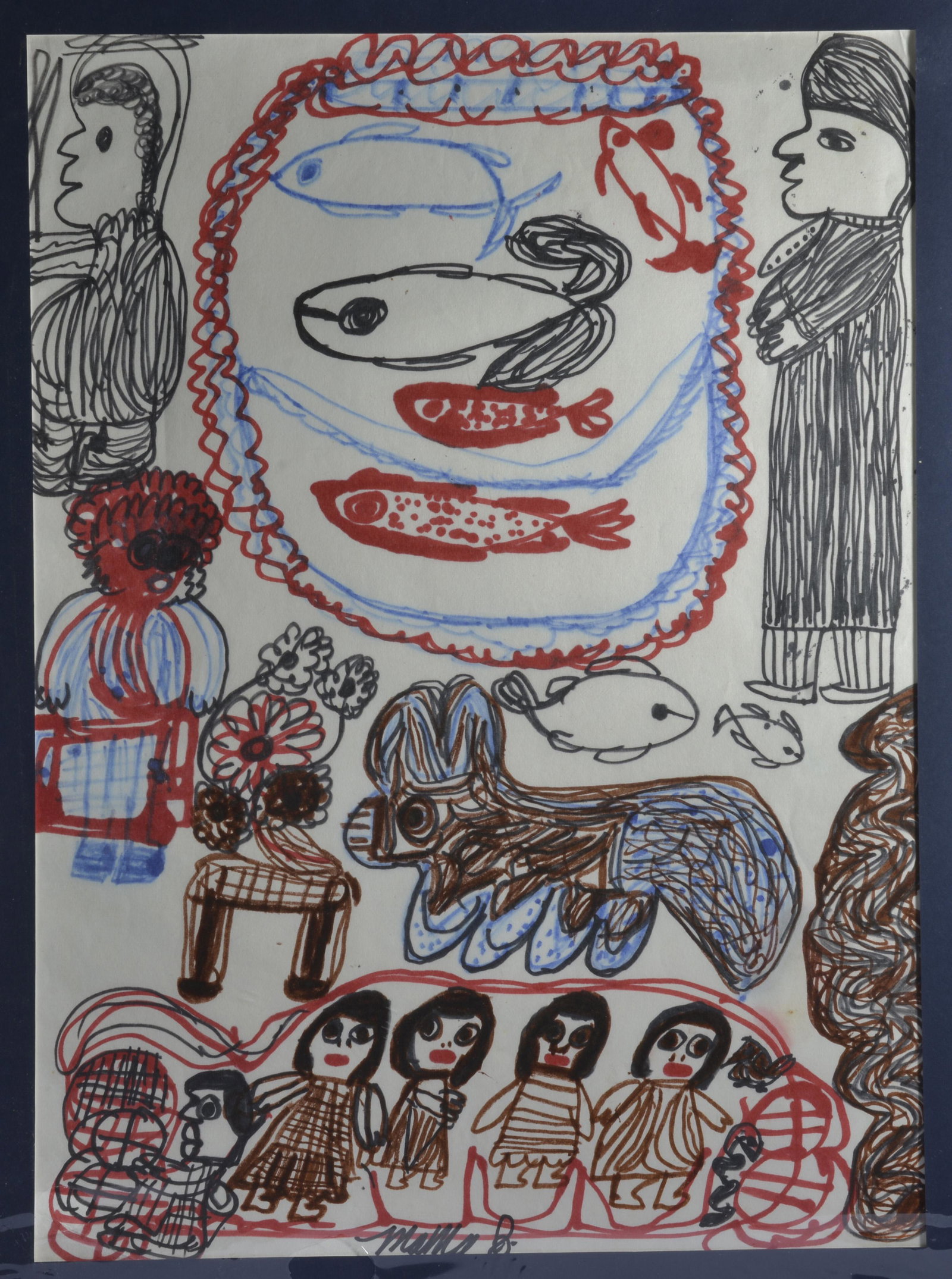 AURELIA "MAMA" JOHNSON FOLK ART (1 of 1)