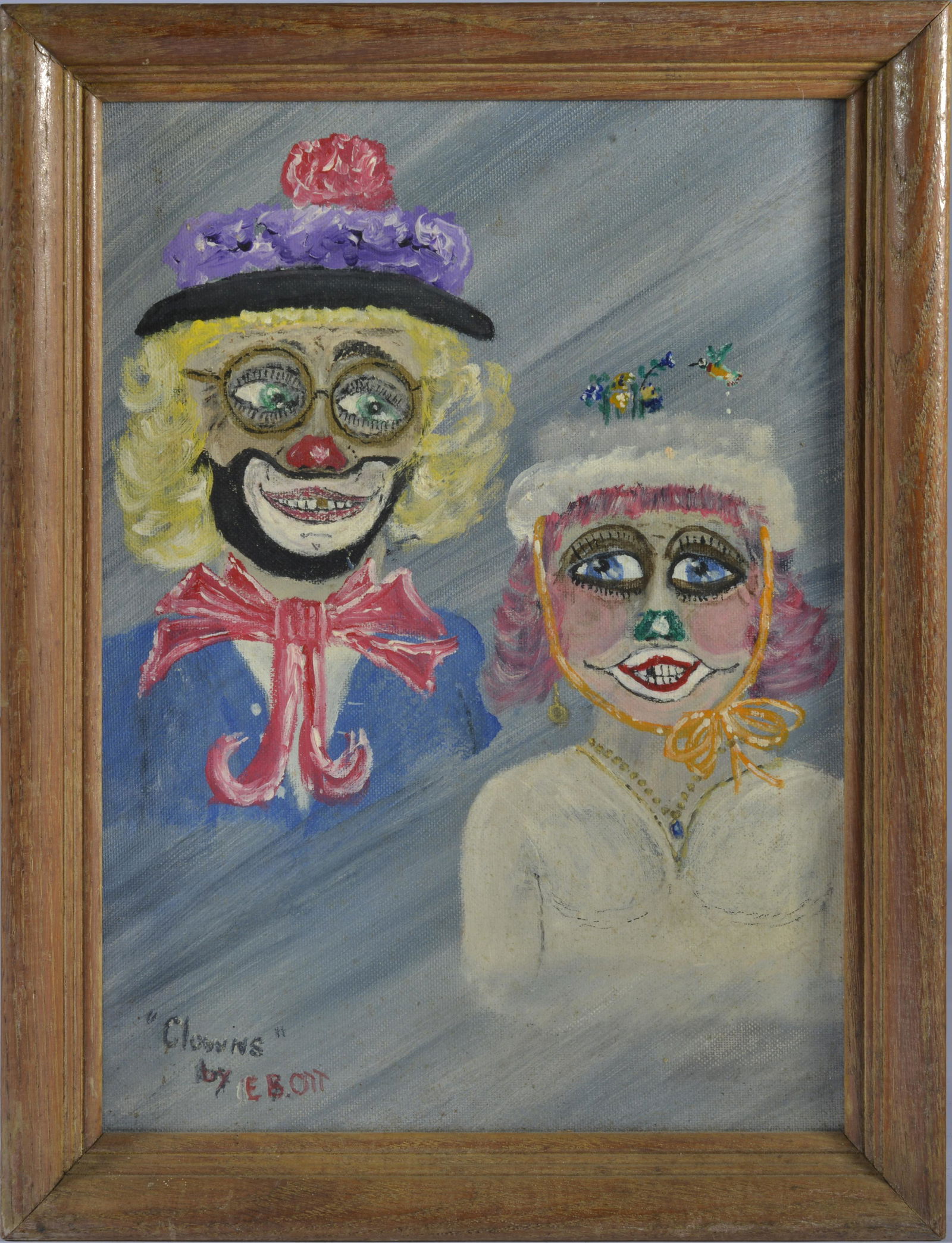 EDWARD B OTT (1914 - 1997) two clowns (1 of 1)