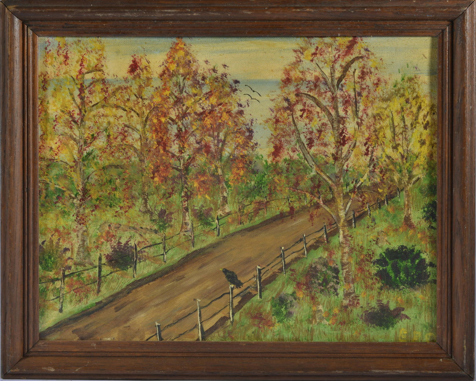 EDWARD B OTT (1914 - 1997) fall trees (1 of 1)