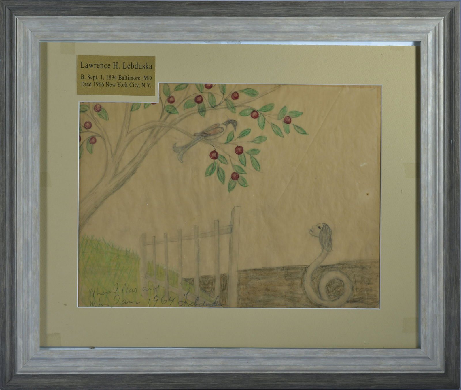 LAWRENCE H LEBDUSKA (1894 - 1966) (1 of 3)