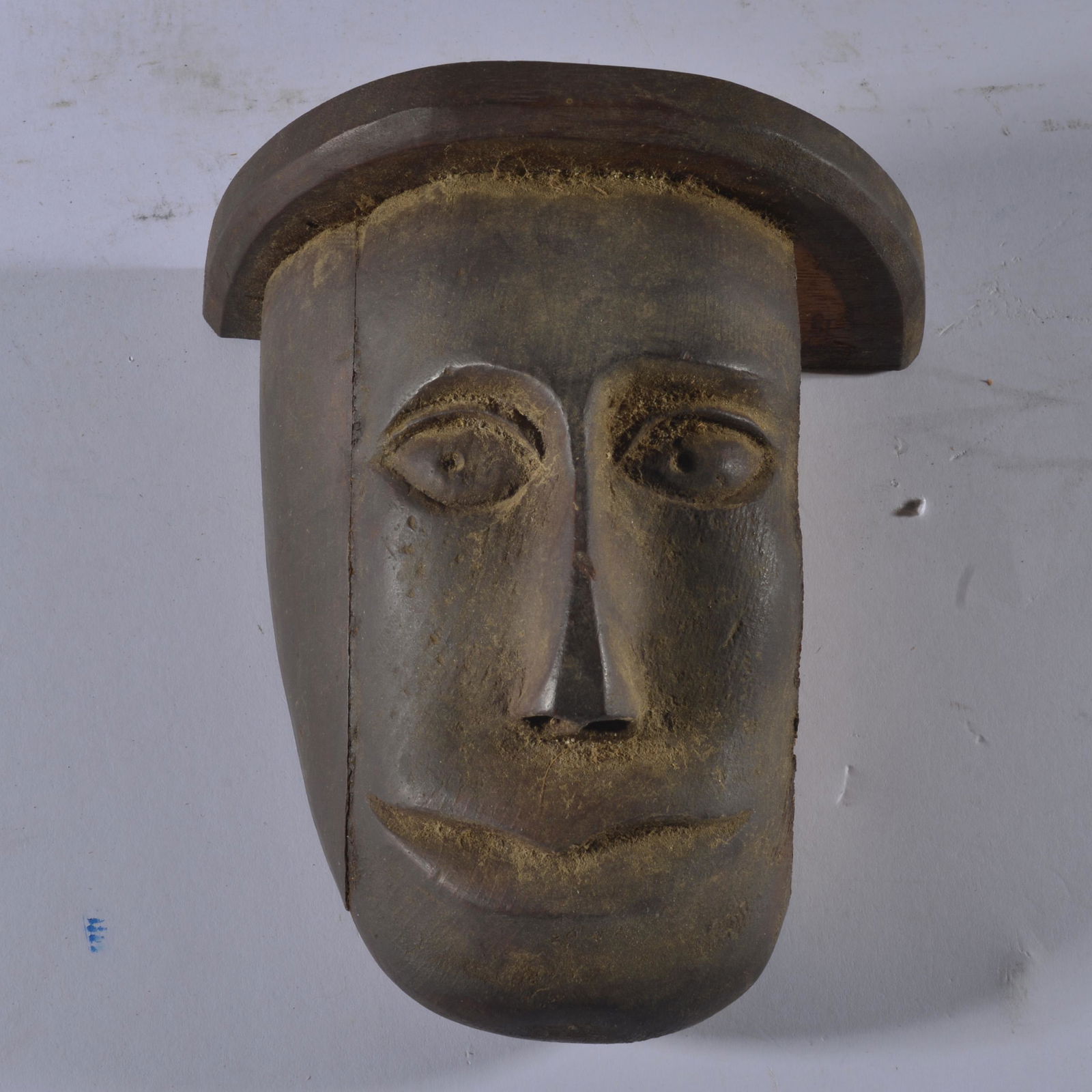 FOLK ART CARVED HEAD (1 of 4)