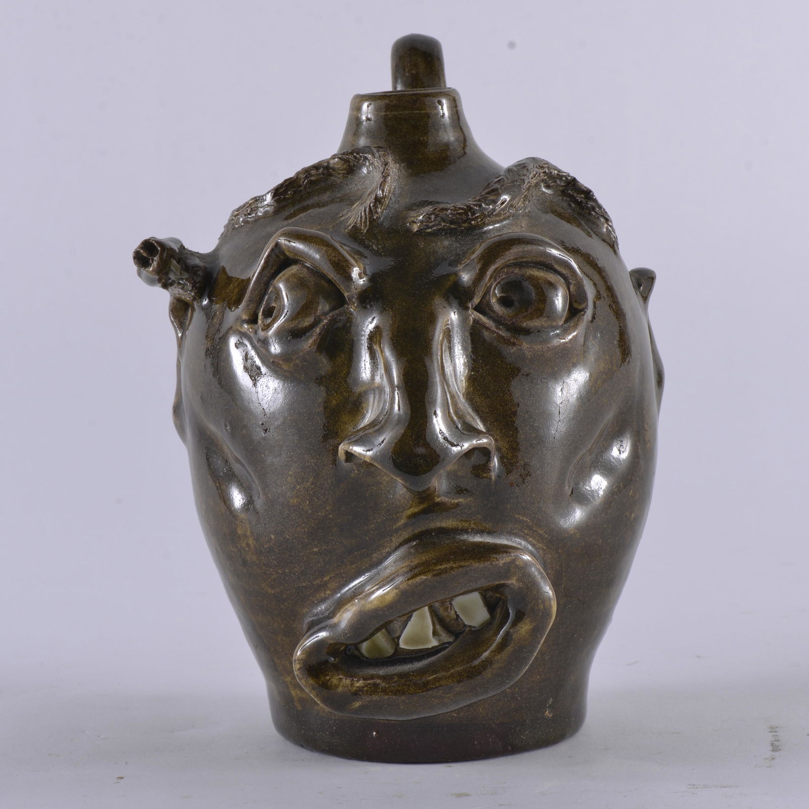 VICKI MILLER SNAKE FACE JUG (1 of 5)