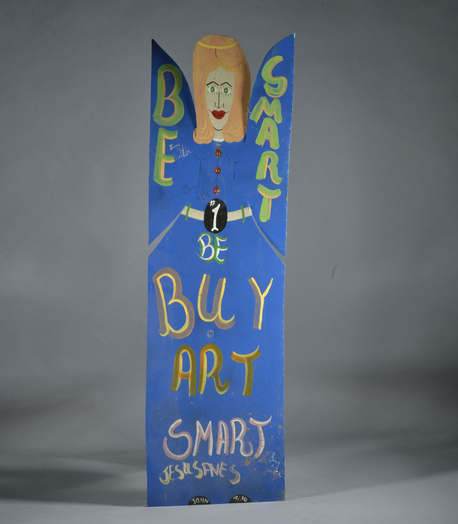 BENNY CARTER (1943 - 2014) blue tin angel (1 of 4)