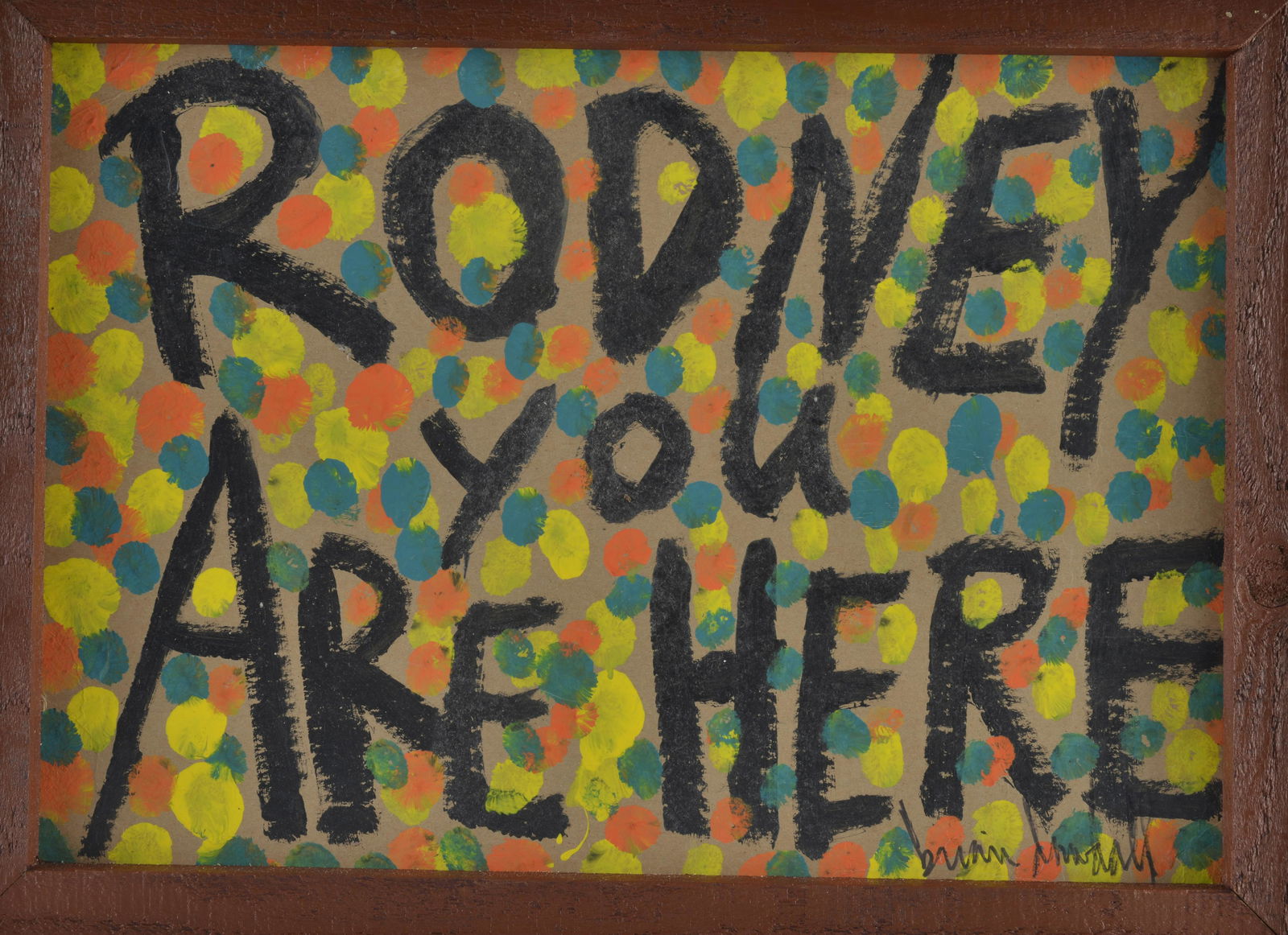 BRIAN DOWDALL FOLK ART PAINTING (1 of 3)