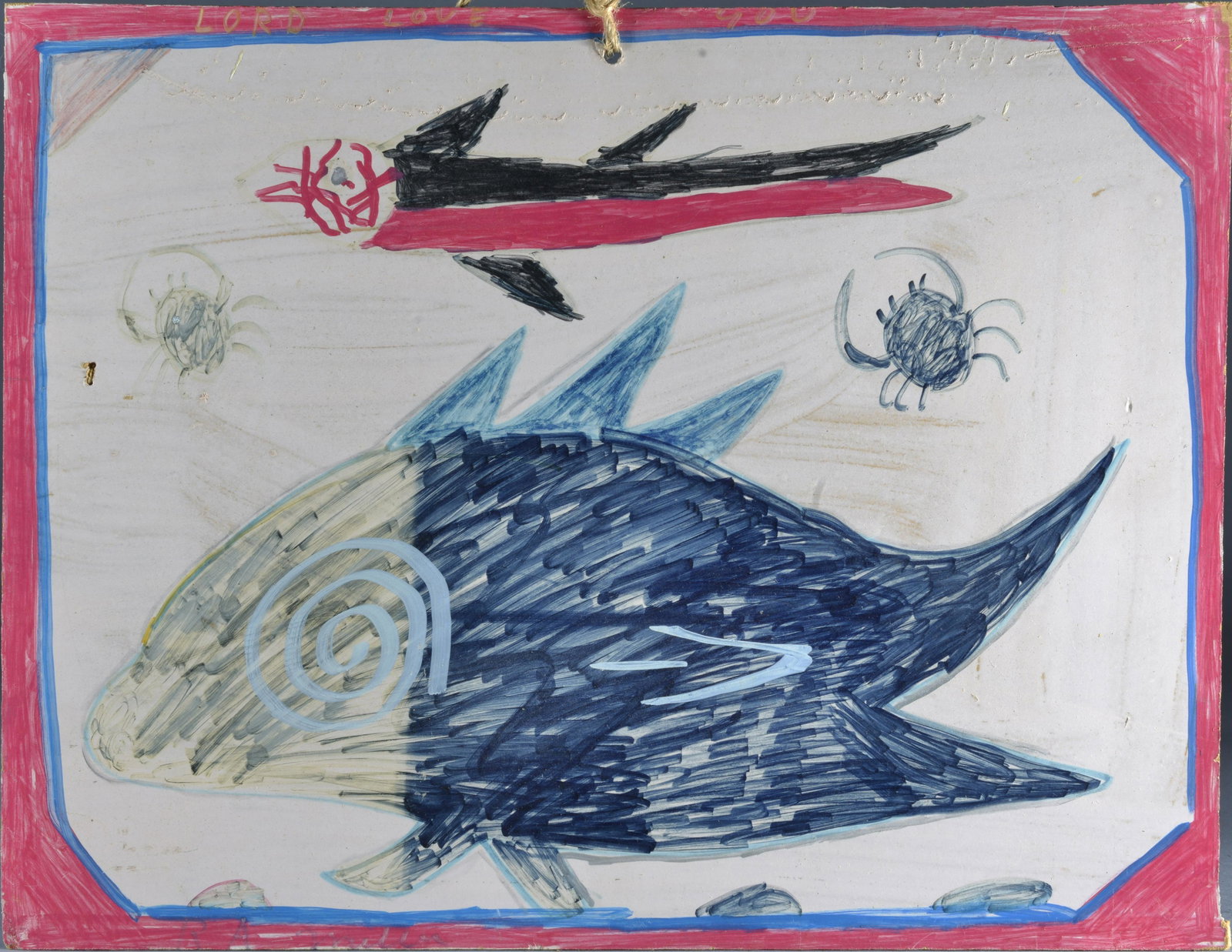 RA MILLER (1912 - 2006): paint on board. Signed lower left boarder. 16"x12"