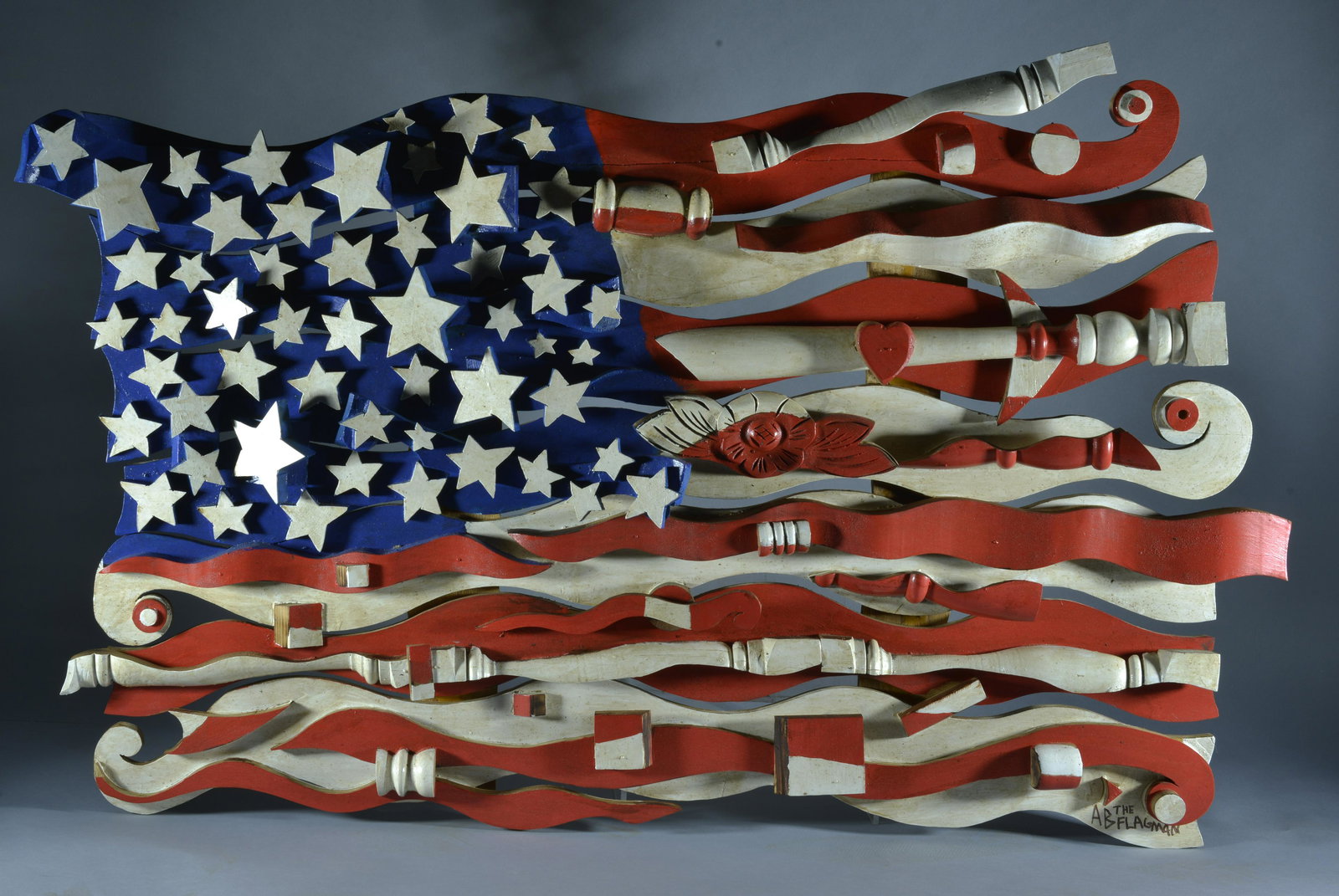 AB THE FLAGMAN LARGE FLAG: Large Flag. 48x36 an amazing presence is felt when standing beside this flag.
