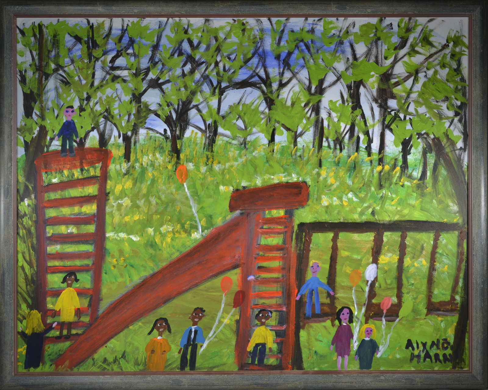 ALYNE HARRIS PAINTING (1 of 4)