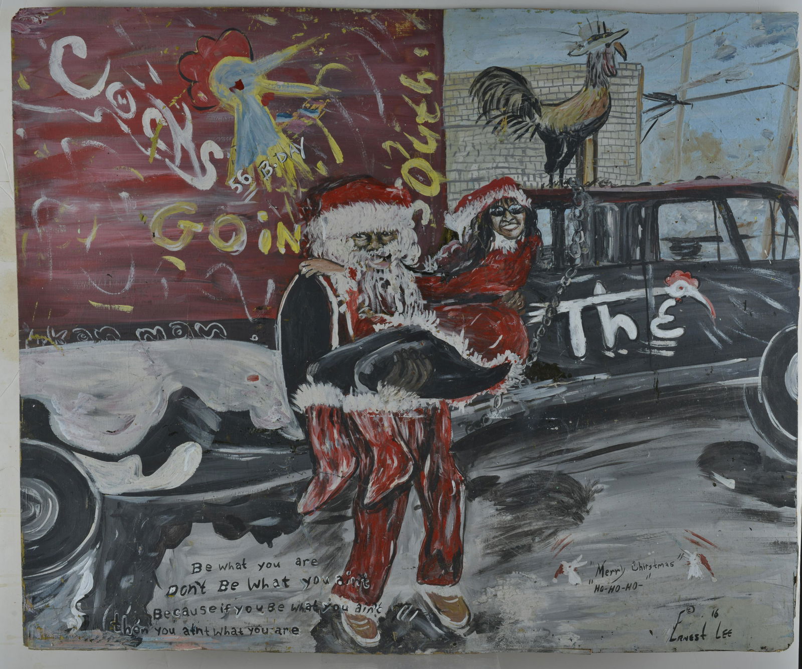 ERNEST LEE FOLK ART PAINTING (1 of 6)