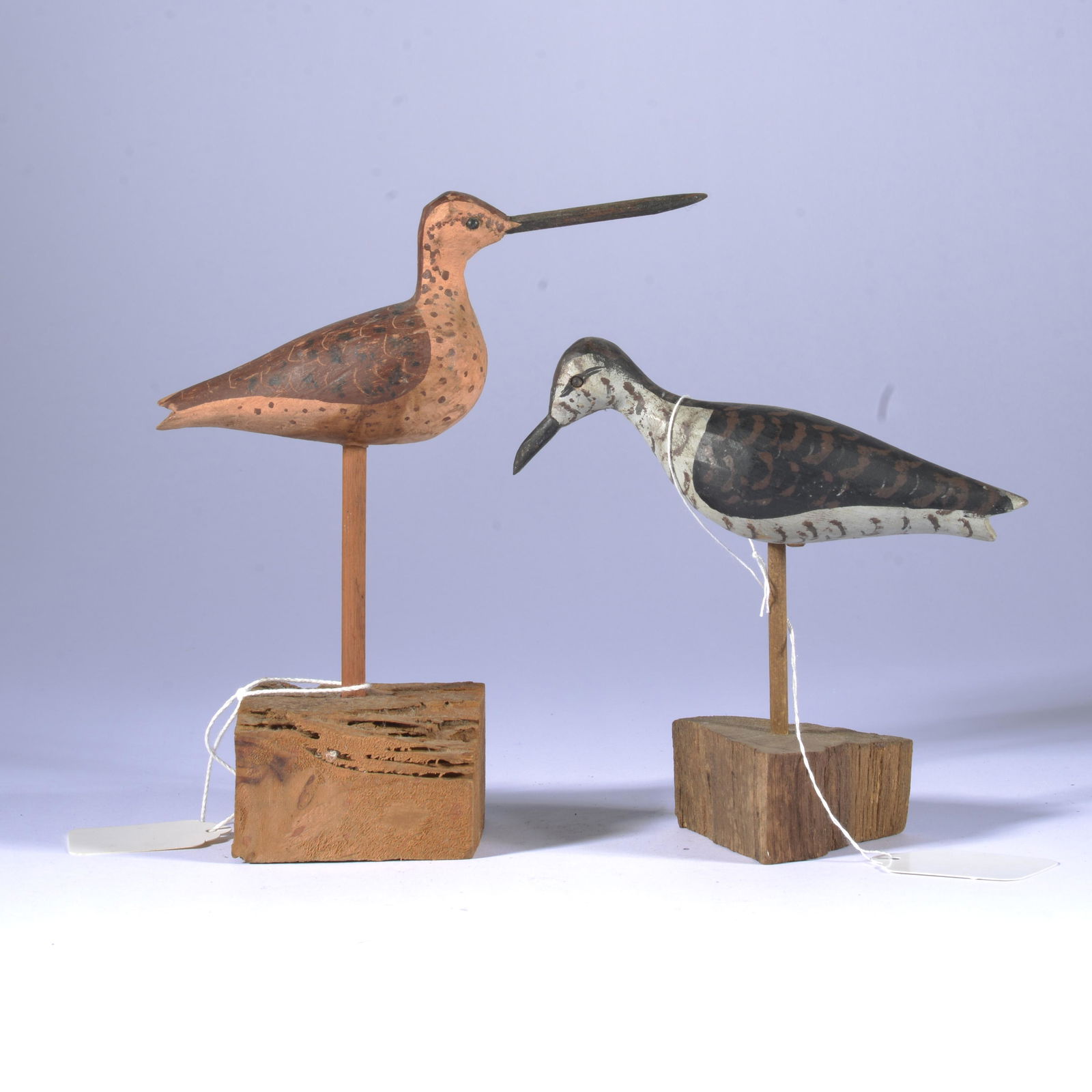 QUINCY SCARBOROUGH CARVED SHOREBIRDS (1 of 2)