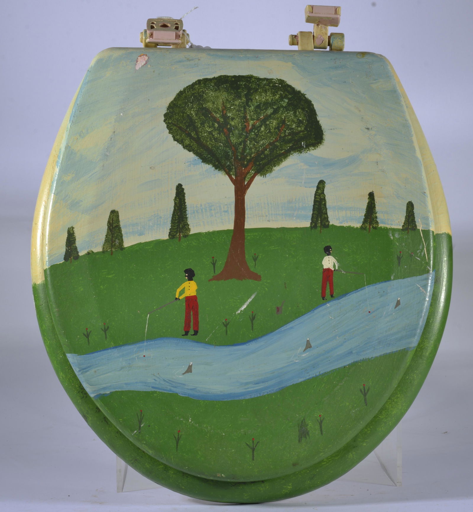 MIKE HUTSON FOLK ART PAINTING (1 of 8)