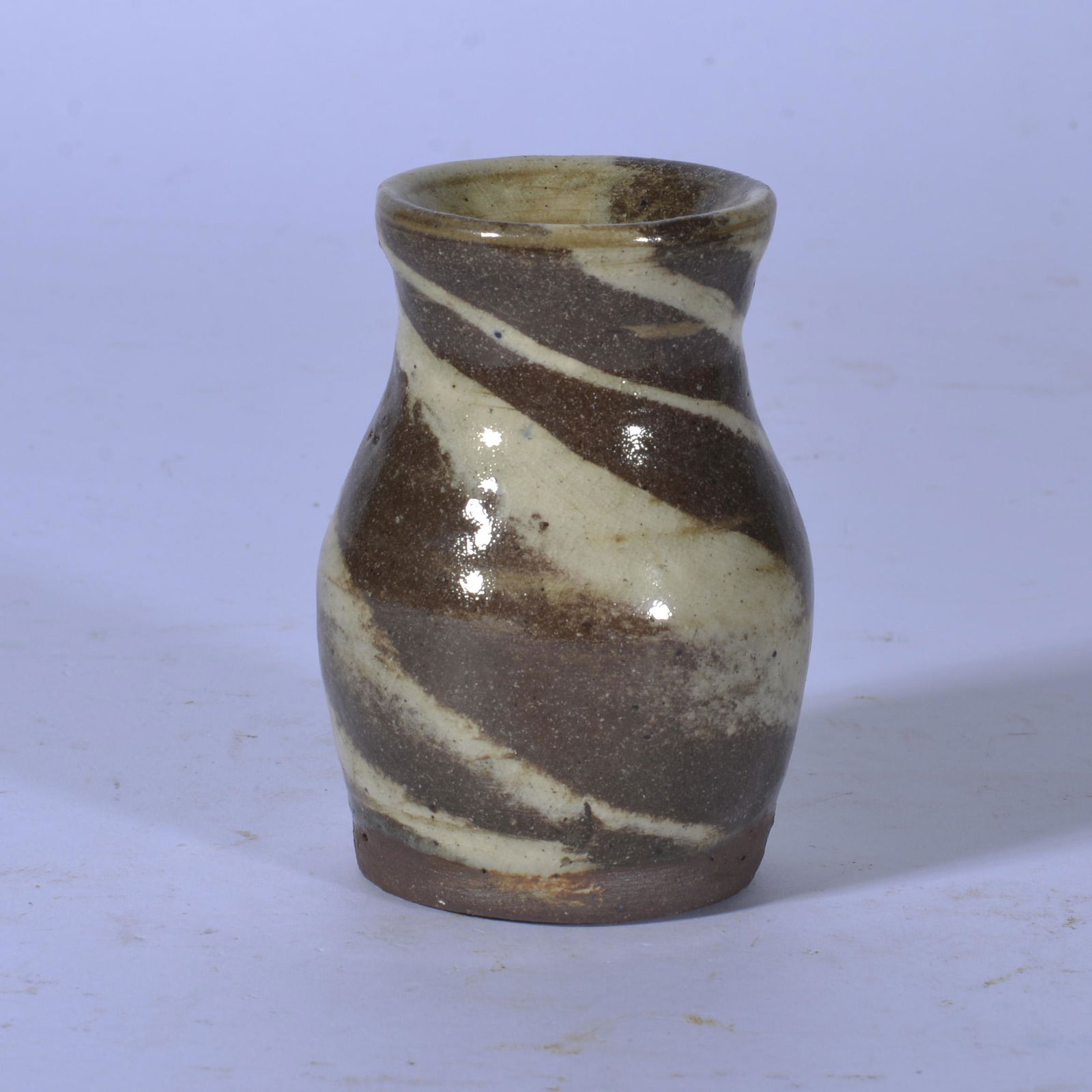 BURLON CRAIG SWIRL TOOTHPICK VASE POTTERY CATAWBA VALLEY NC (1 of 3)