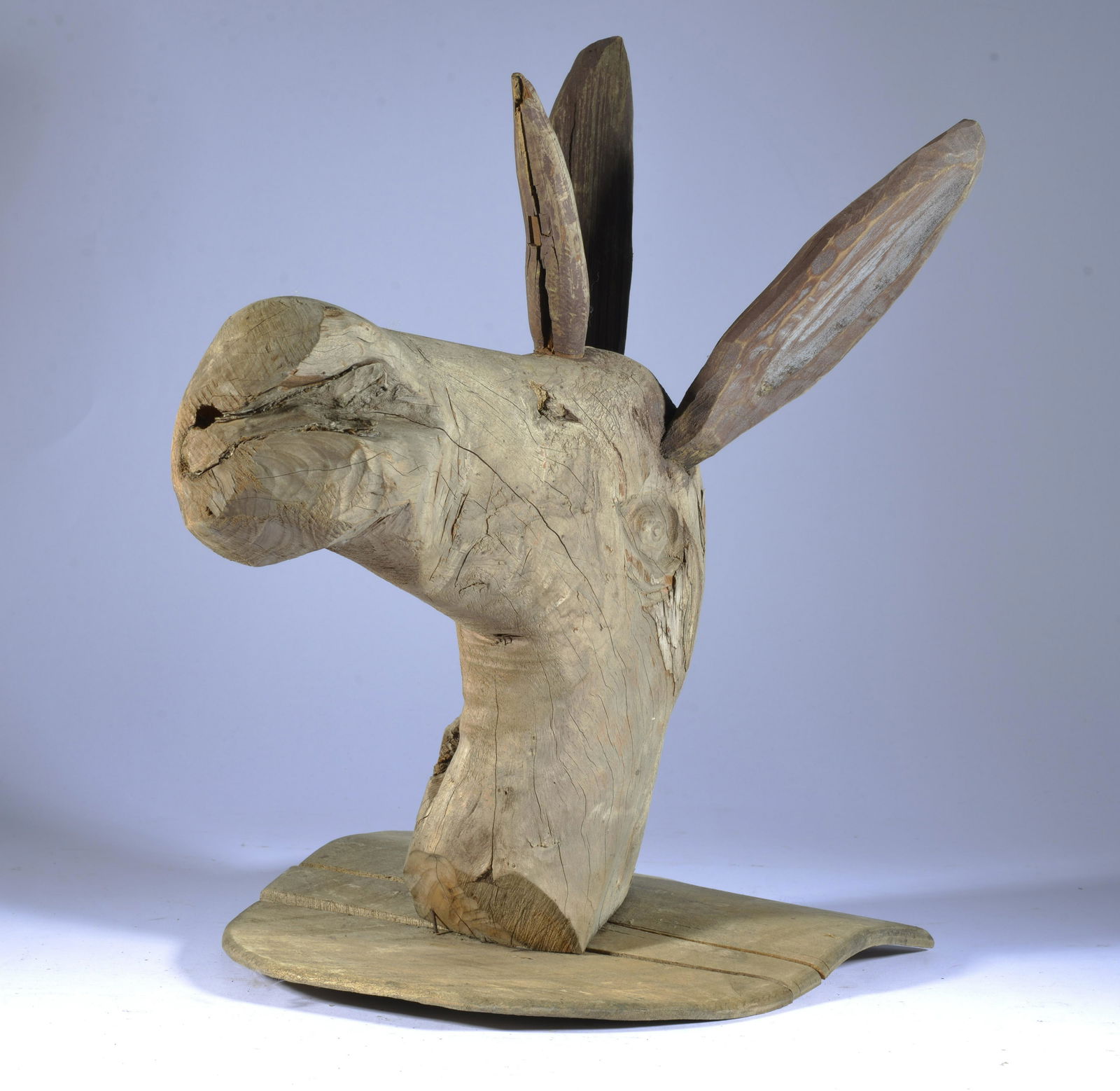 JH ROGERS FOLK ART DONKEY HEAD (1 of 5)