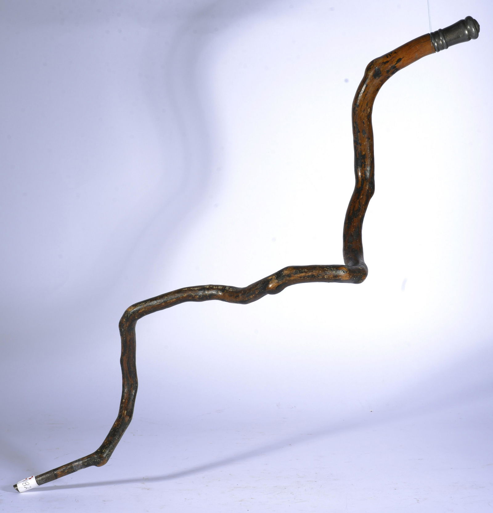 FOLK ART CARVED CANE WALKING STICK (1 of 4)