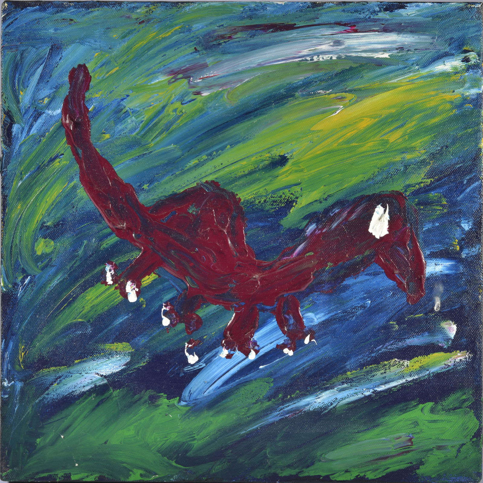 CLYDE JONES PAINT ON CANVAS (1 of 3)