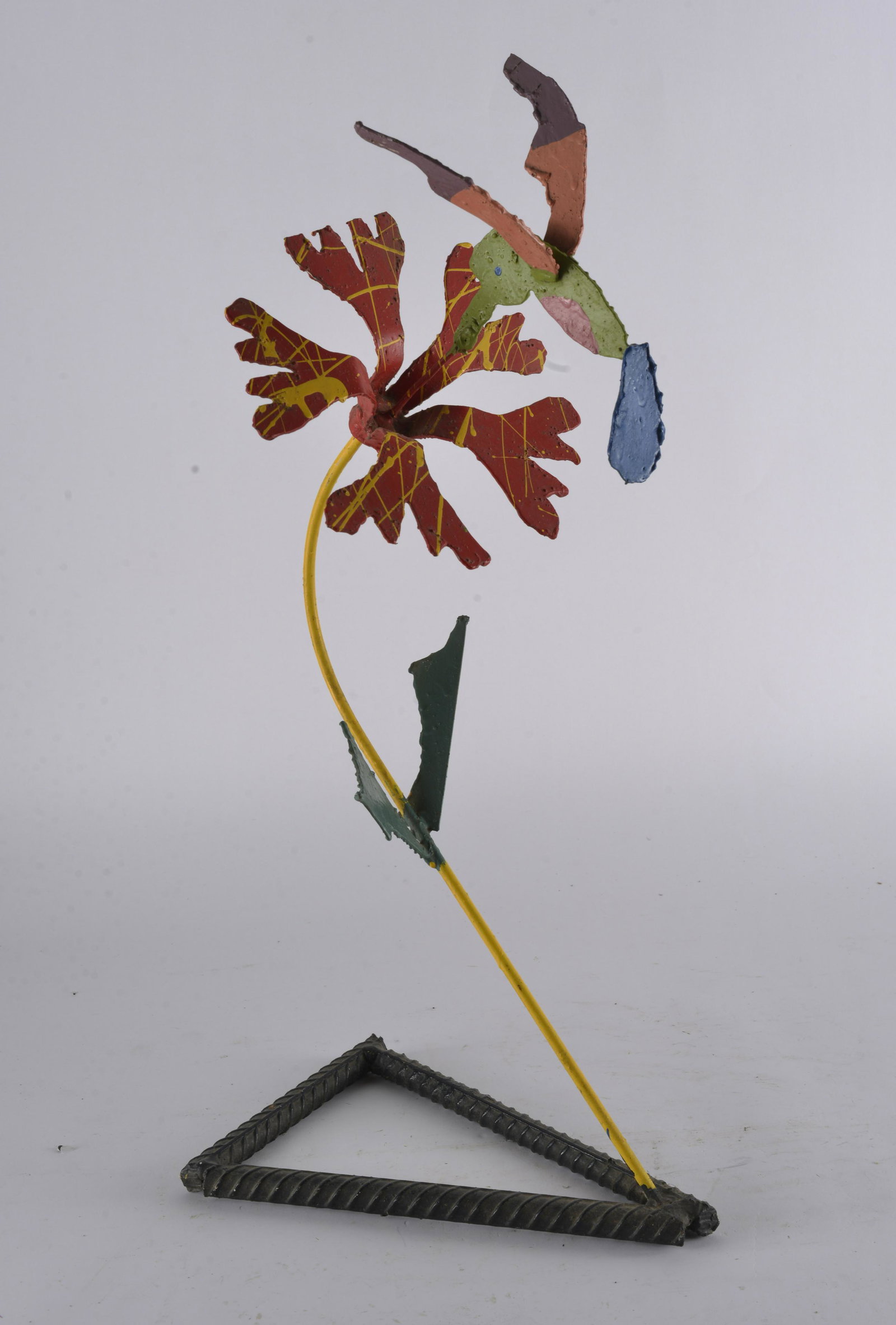 Folk Art Metal Yard Sculpture (1 of 3)