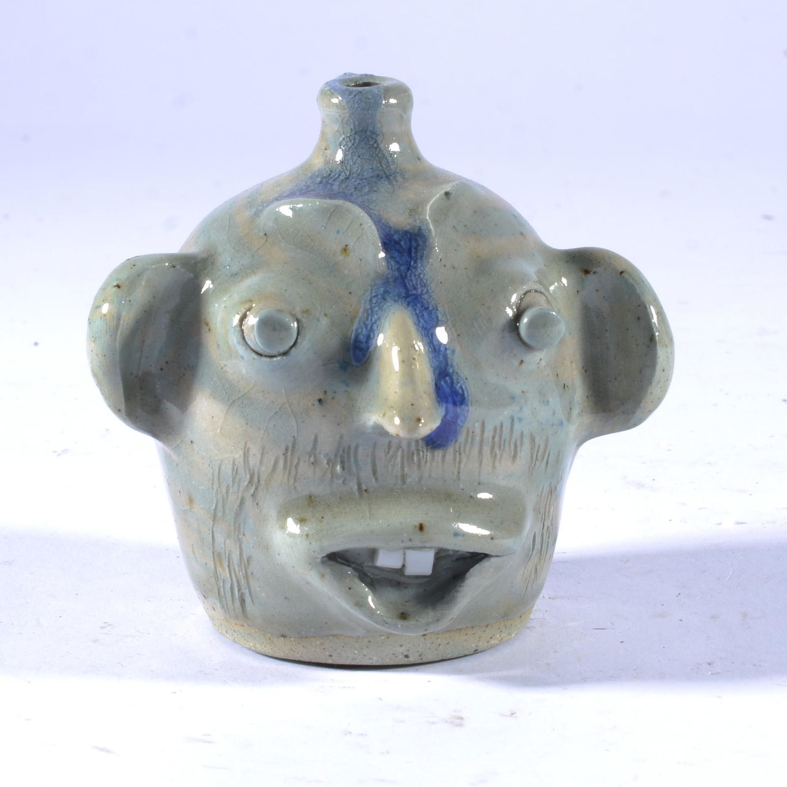 GARY MITCHELL POTTERY MINI FACE JUG RARE CATAWBA VALLEY (1 of 4)