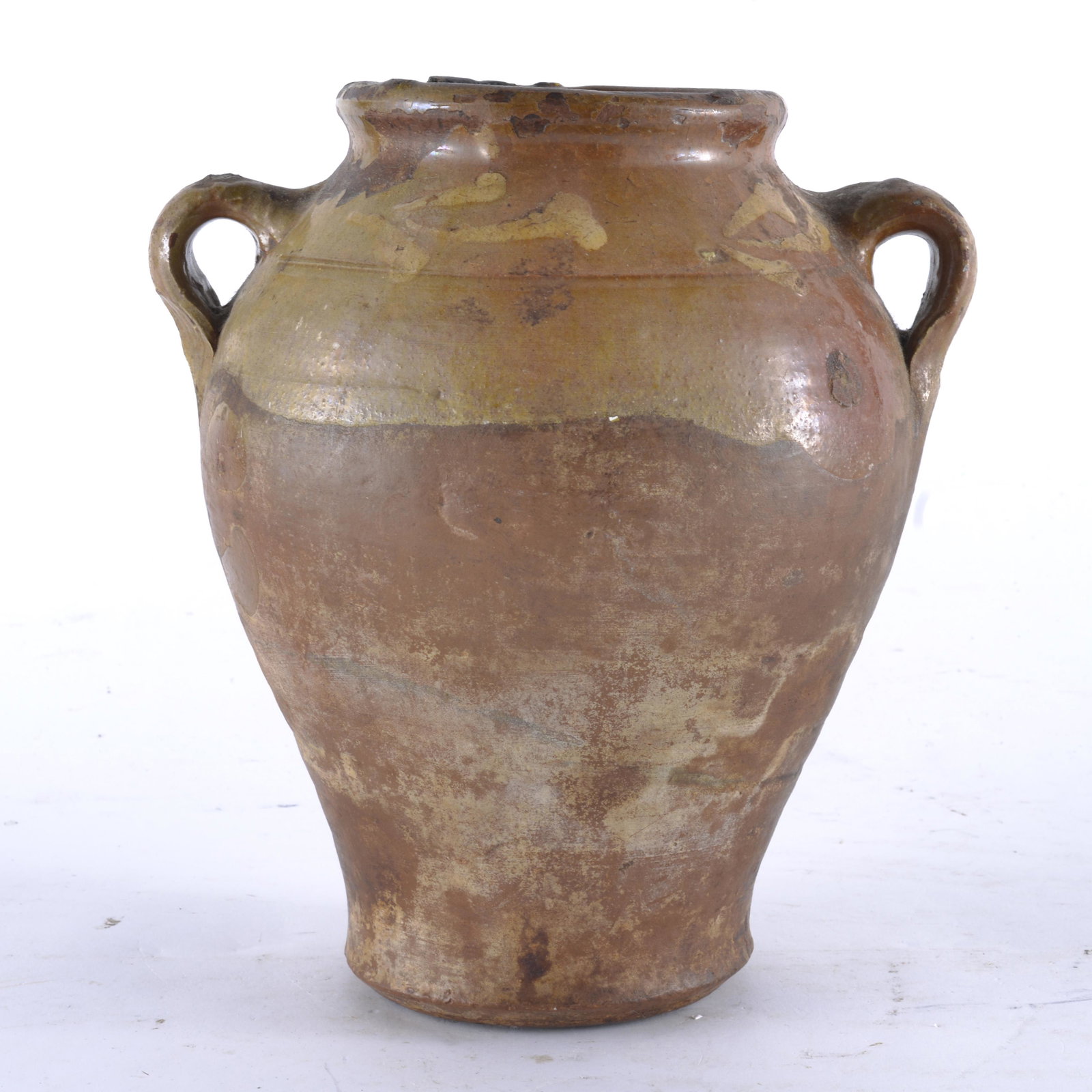 Pottery Vase ca. 1780: could be European but the weight and clay sure do look good. Do your own research thanks - Matt. 9" tall