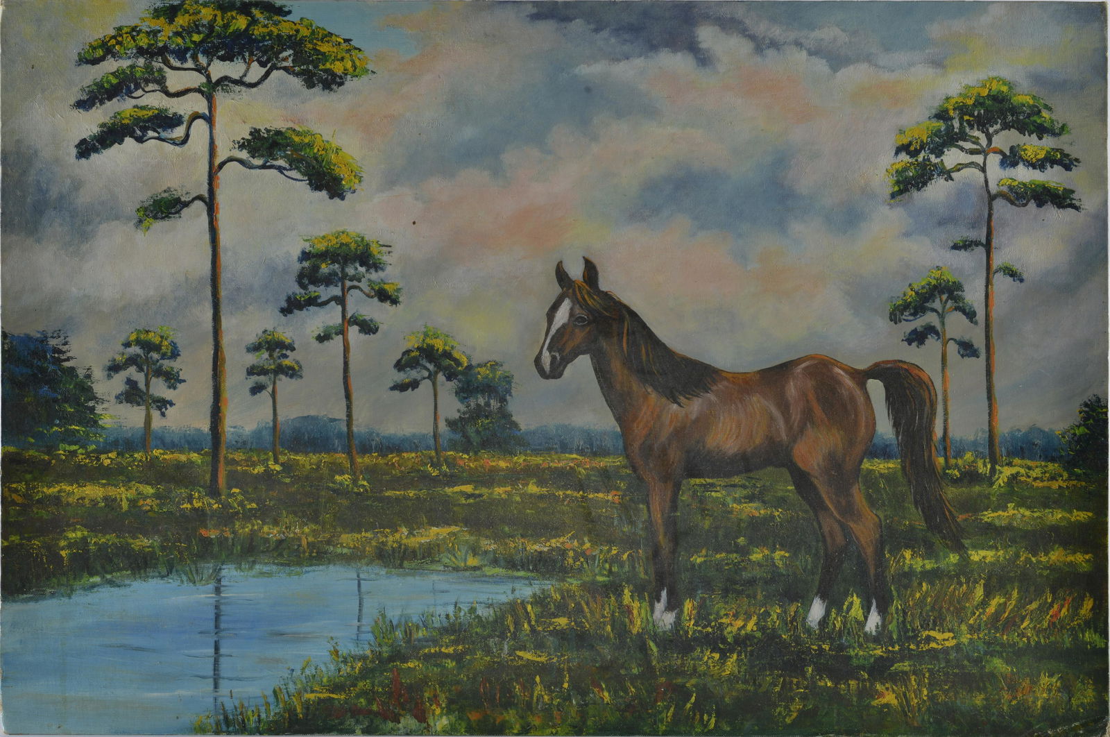 American School Horse Painting (1 of 1)