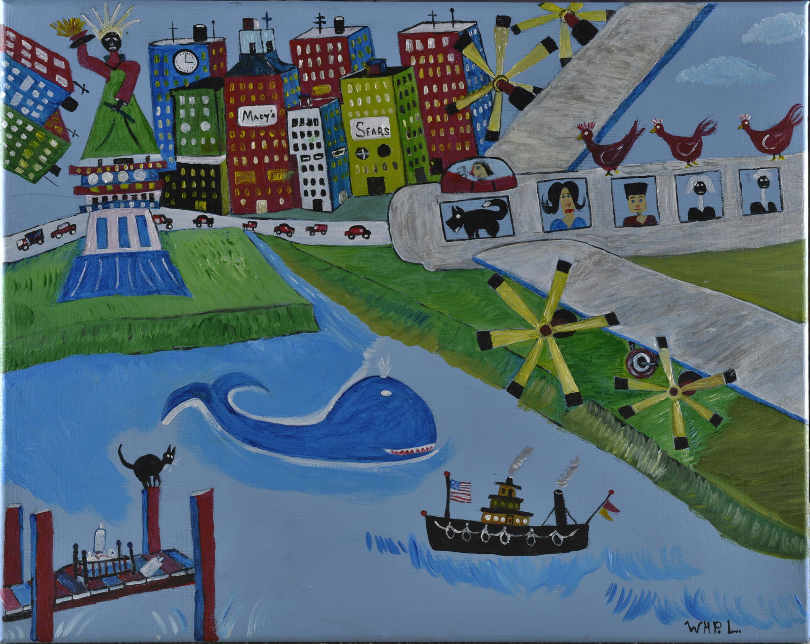 Wade Ledbetter Folk Art Painting (1 of 1)