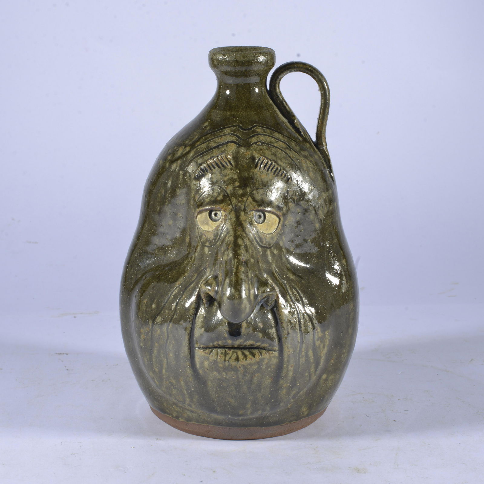 MICHAEL CROCKER FACE JUG 1993 LULA GA (1 of 4)