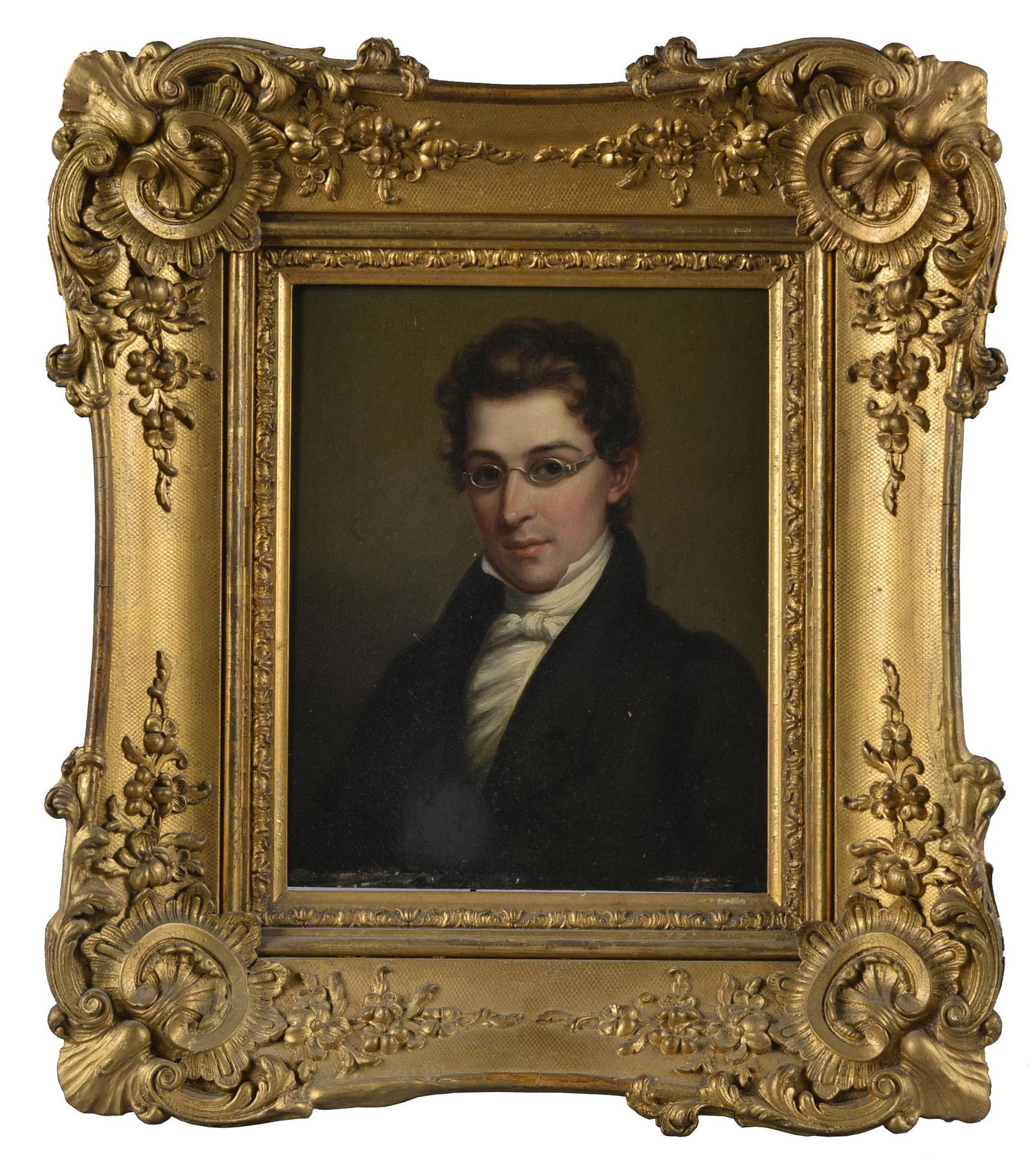 JOHN SALISBURY OIL PAINTING ca. 1800 (1 of 3)