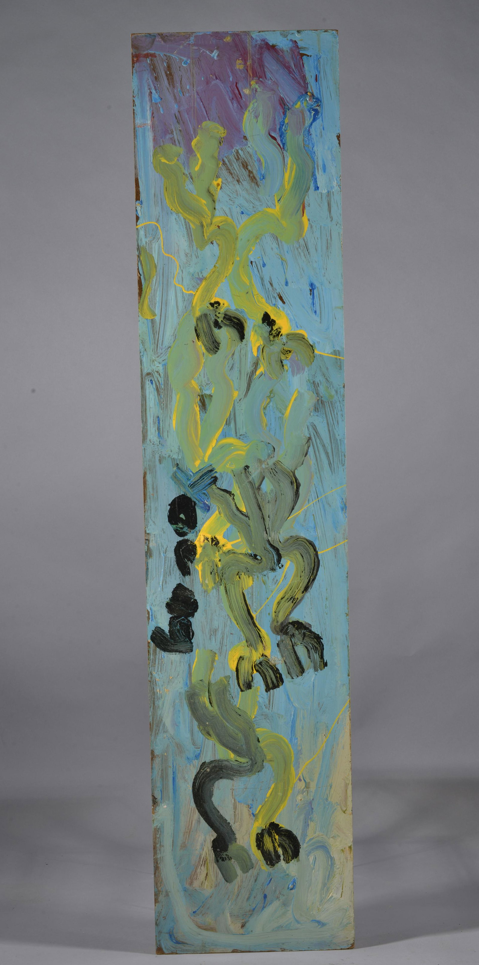 PURVIS YOUNG (1943 - 2010): paint on board. signed 10.5" x 48".