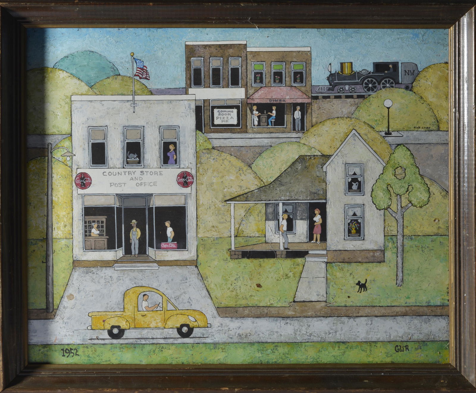 DICK CUPP VA COUNTRY GENERAL STORE SCENE.  1952. (1 of 1)