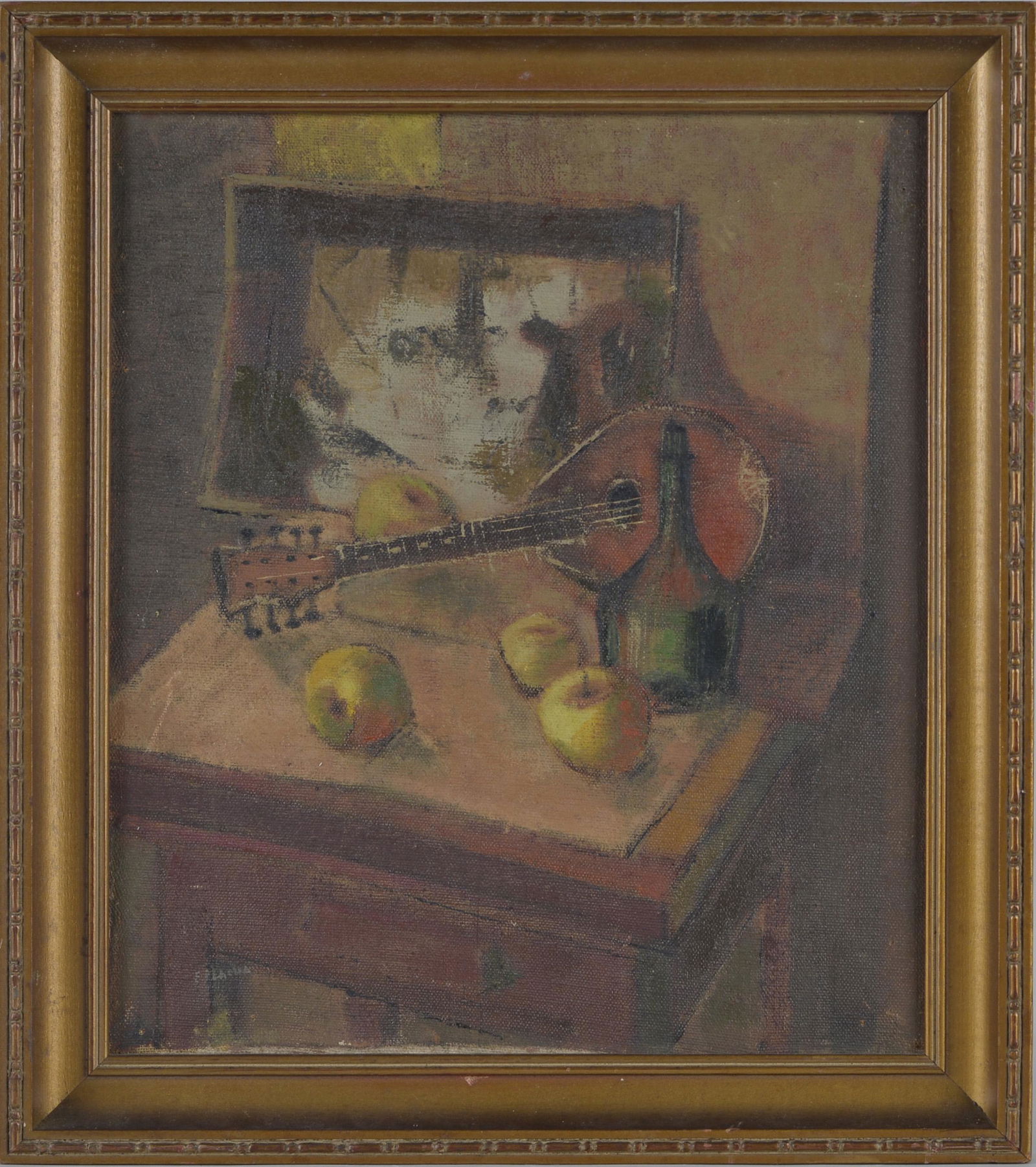 E. BLACHA STILL LIFE LYRE WITH FRUIT (1 of 2)