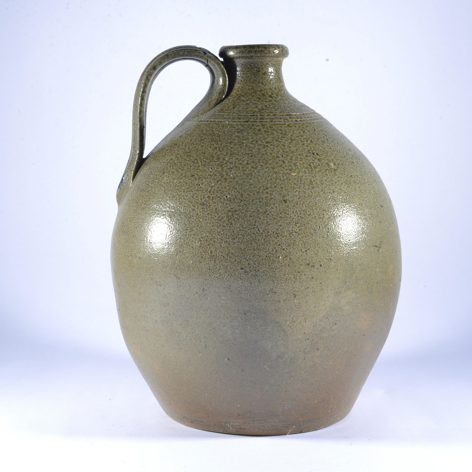 Billy Ray Hussey Salt Glaze BULBOUS Jug (1 of 4)