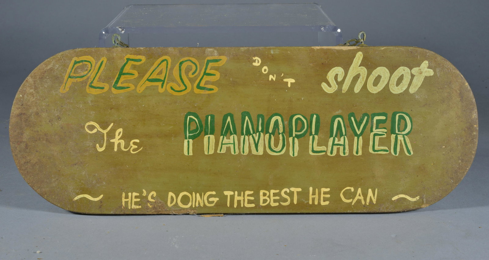 Wooden painted Sign (1 of 2)