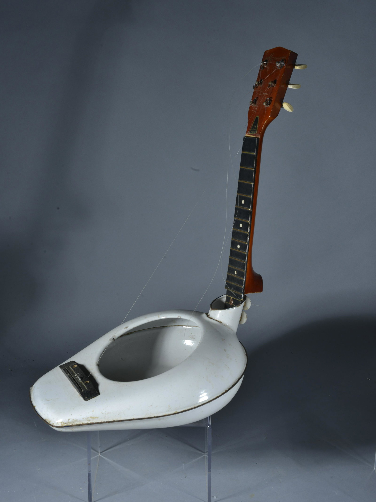 Folk Art hand Made instrument: hand made, folk art instrument- Height 23"
