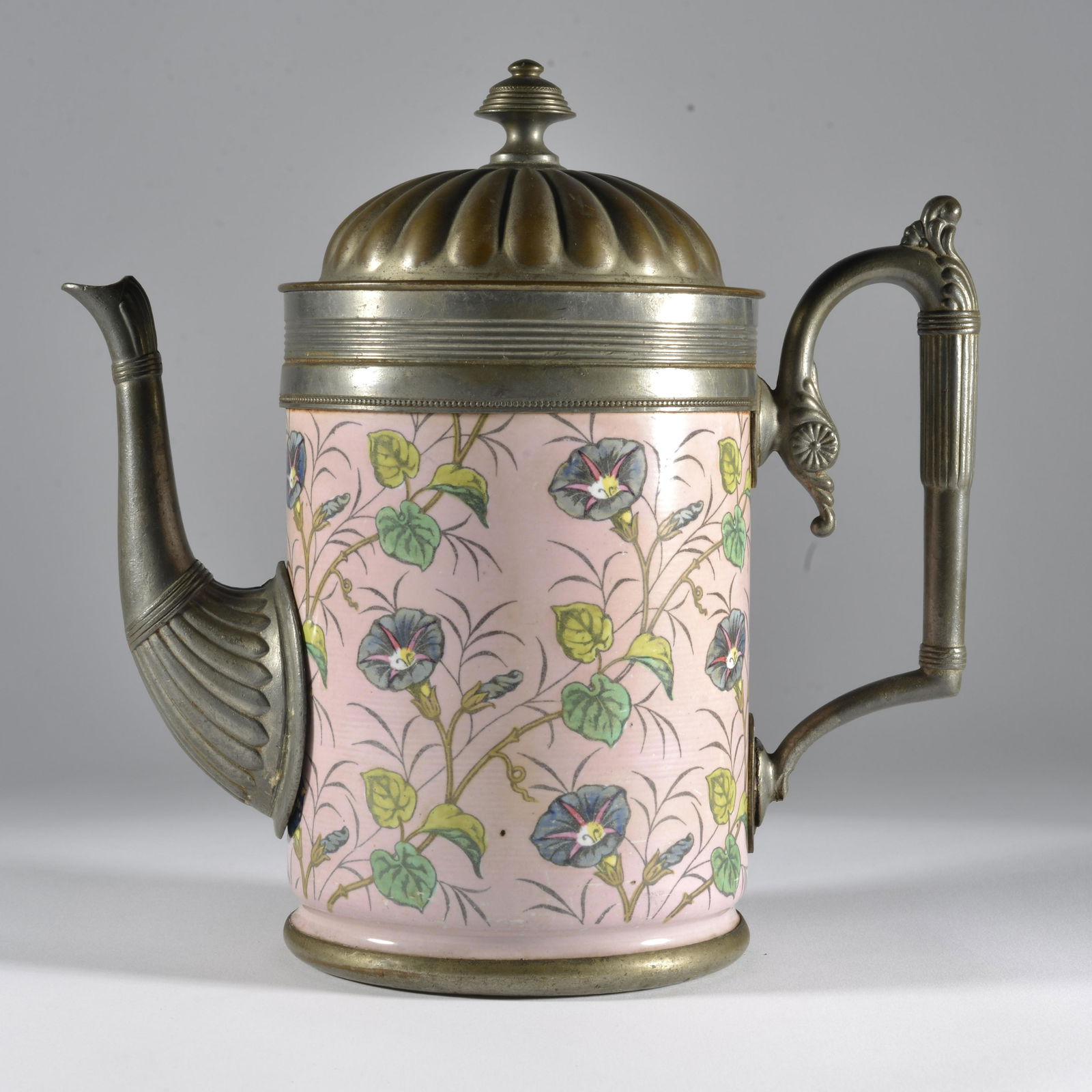 Decorated Enamelware Tea Pot (1 of 5)