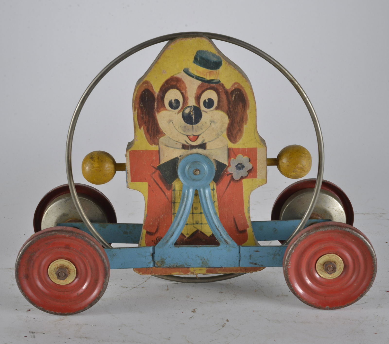 Fisher Price 2 sided clown and dog Pull Toy (1 of 3)