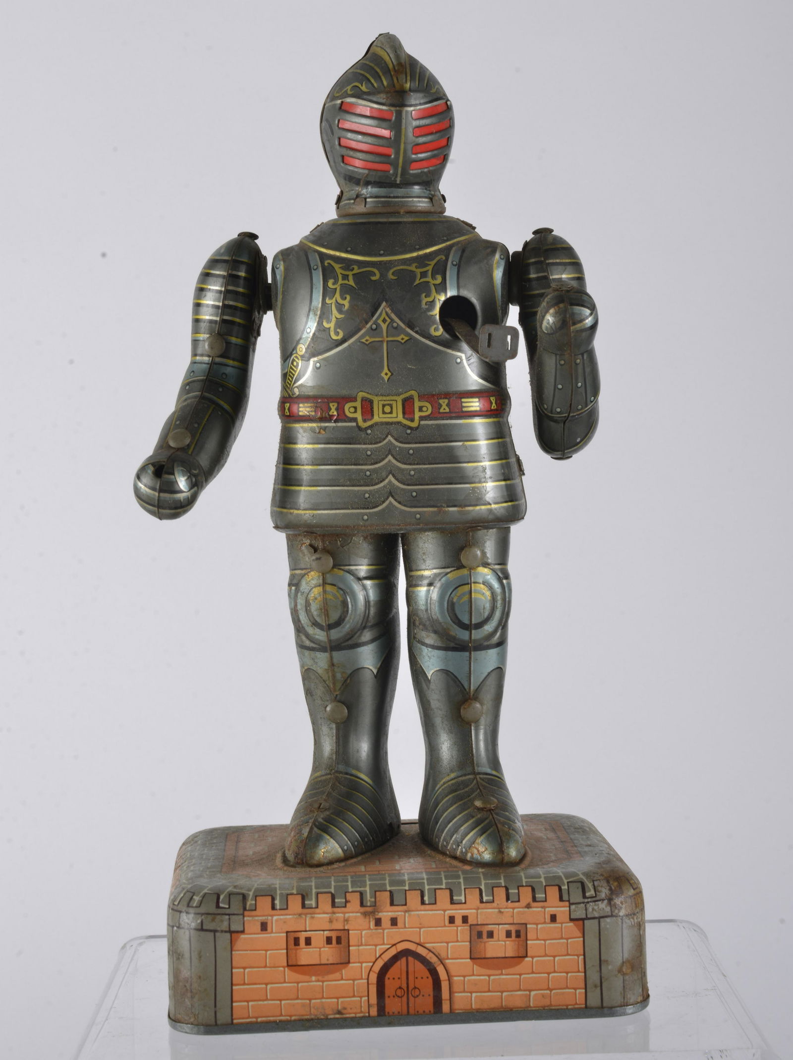 Marx Tin Litho Battery Operated Knight in armor (1 of 3)