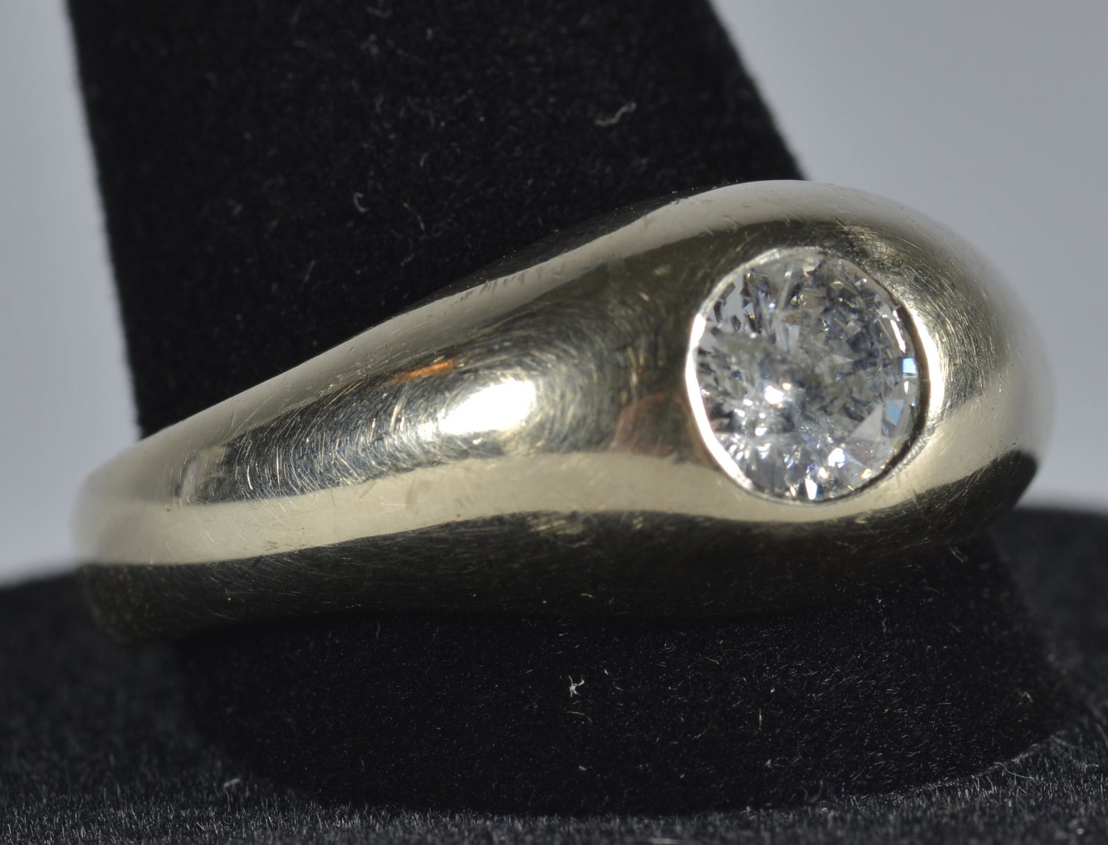 14k Mens Diamond Ring 9.4 grams (1 of 6)