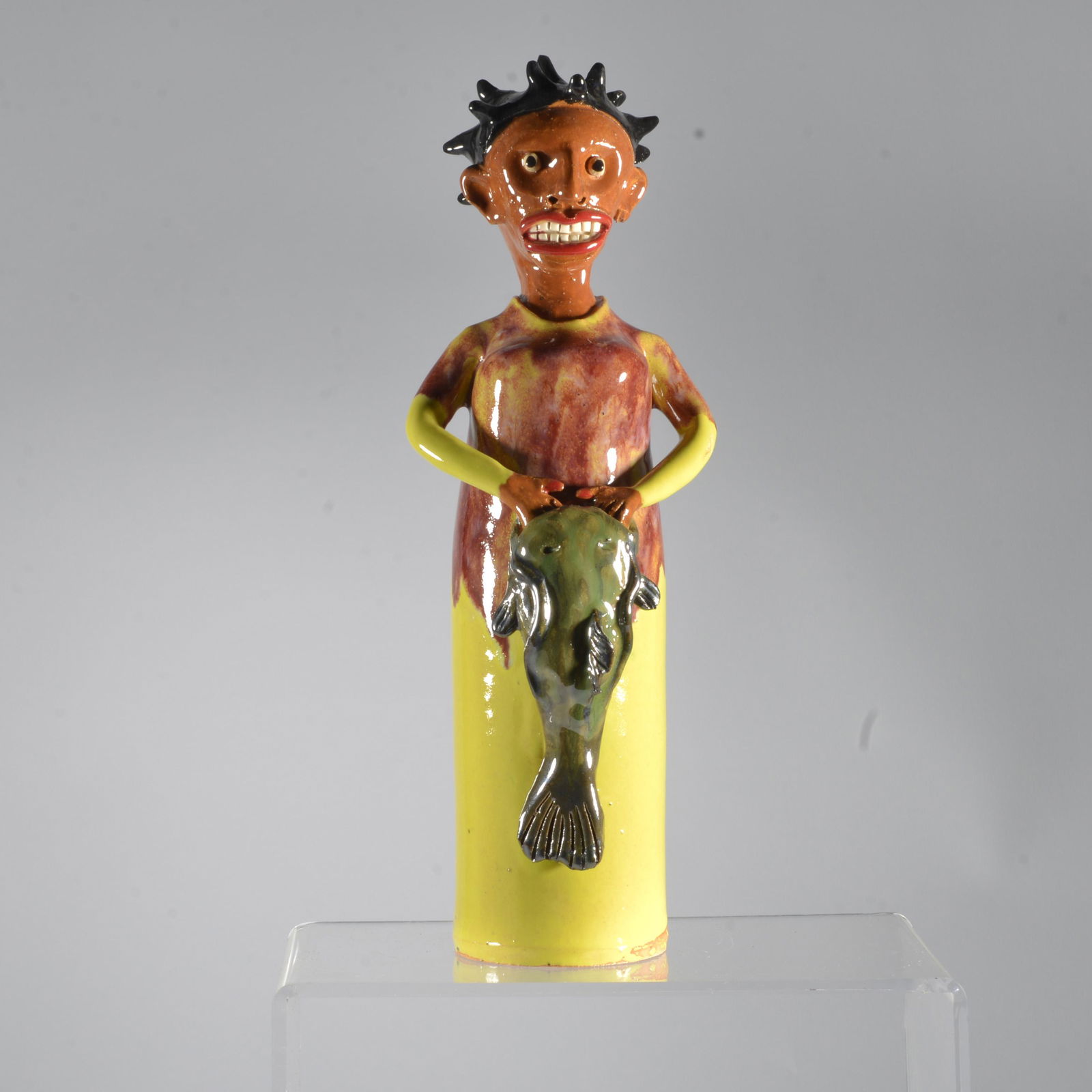 Marvin Bailey (B1961-) Woman and Catfish Figural (1 of 5)