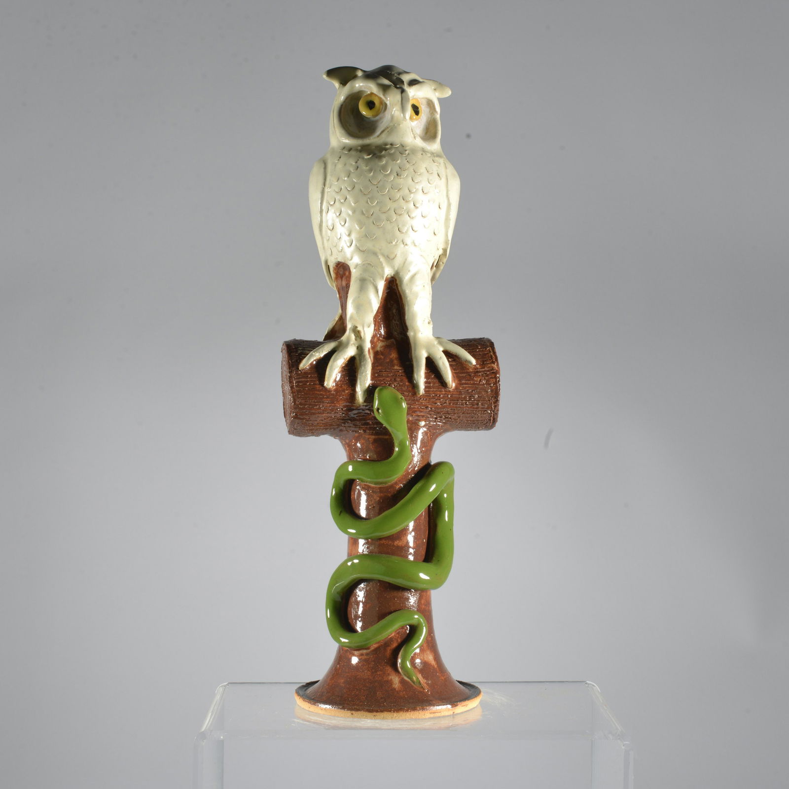 Marvin Bailey (B1961-) Owl and Snake Figural (1 of 5)