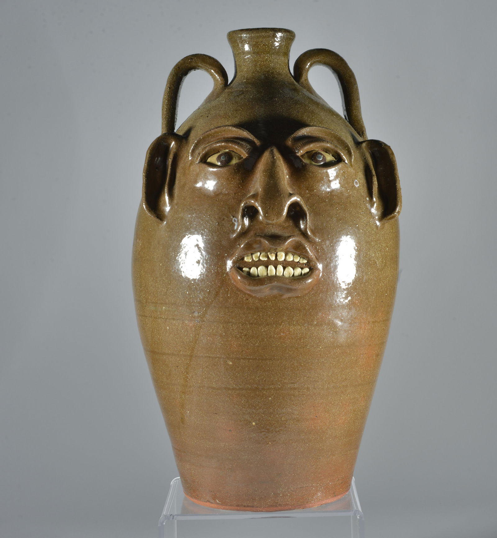 Joe Reinhardt (B1942-) Face Jug 19" tall (1 of 10)