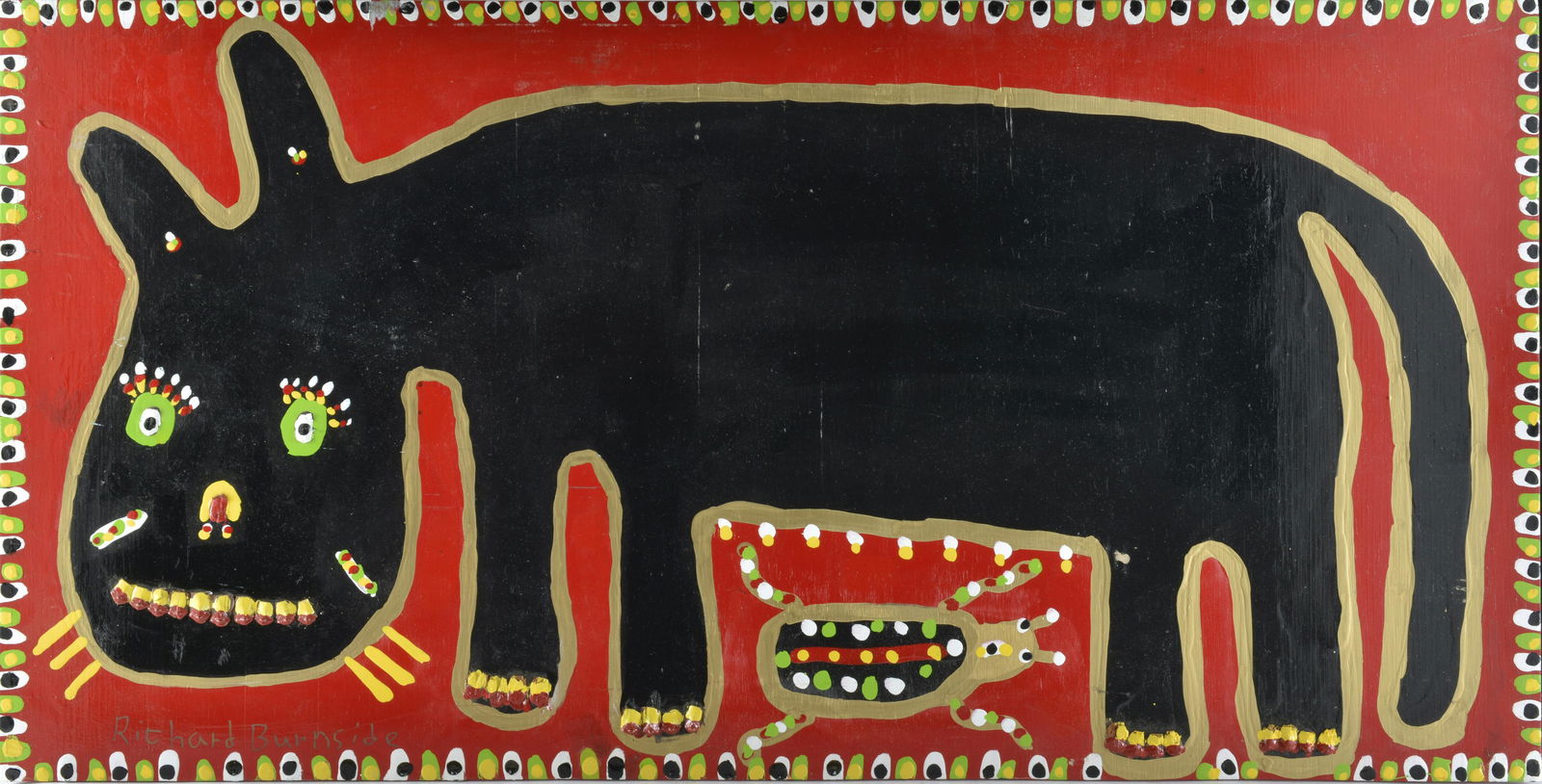 Richard Burnside Folk Art Painting (1 of 5)