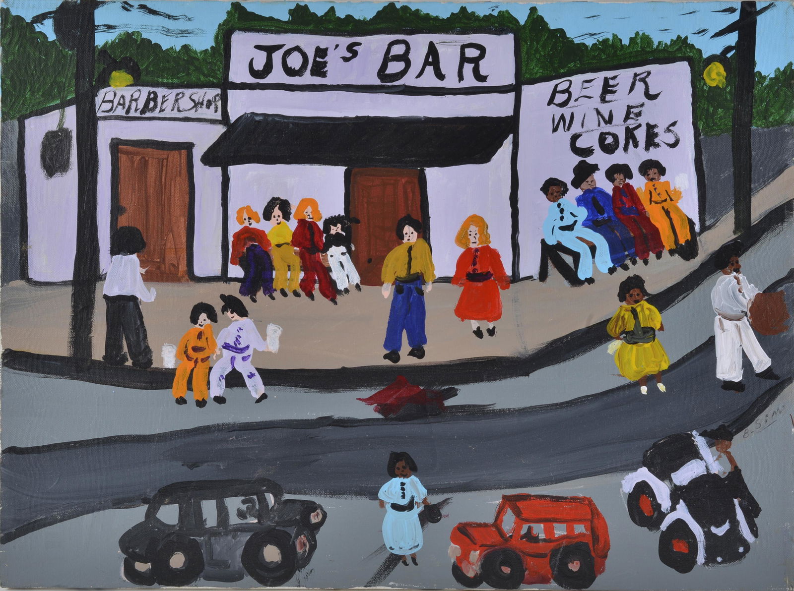 Bernice Sims Folk Art Painting (1 of 3)