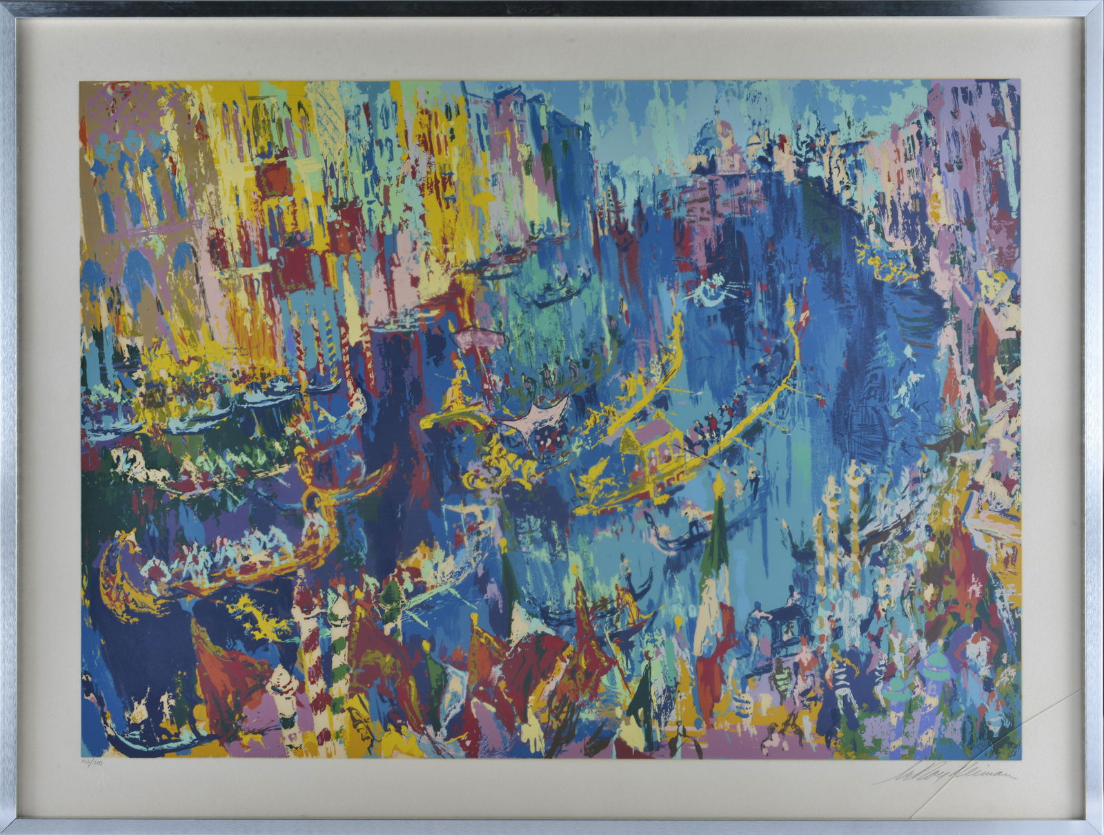LeRoy Neiman Signed Serigraph (Venice Gondliers 1975) (1 of 4)
