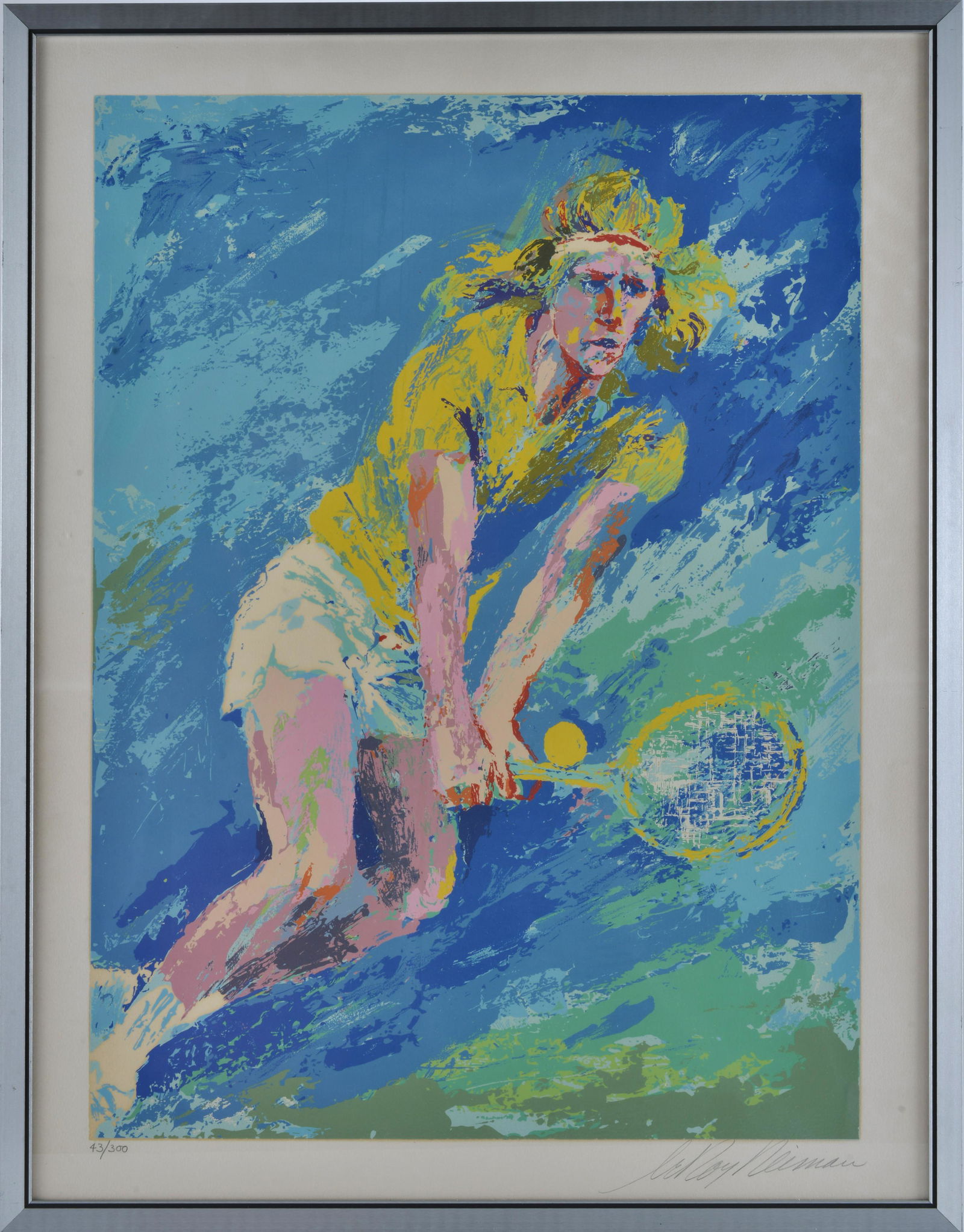 Leroy Neiman Signed Serigraph (Bjorn Borg 1977) (1 of 4)