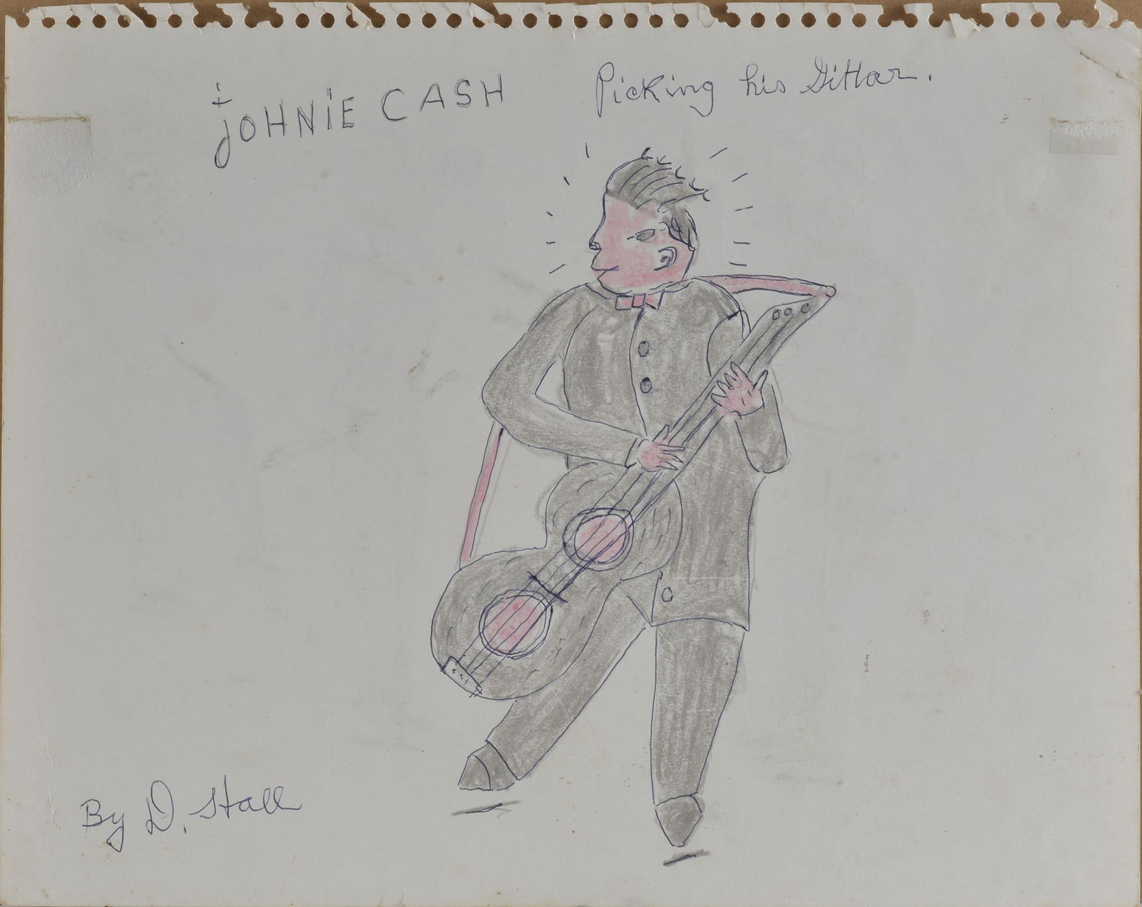 Dilmuss Hall Folk Art Drawing (1 of 2)