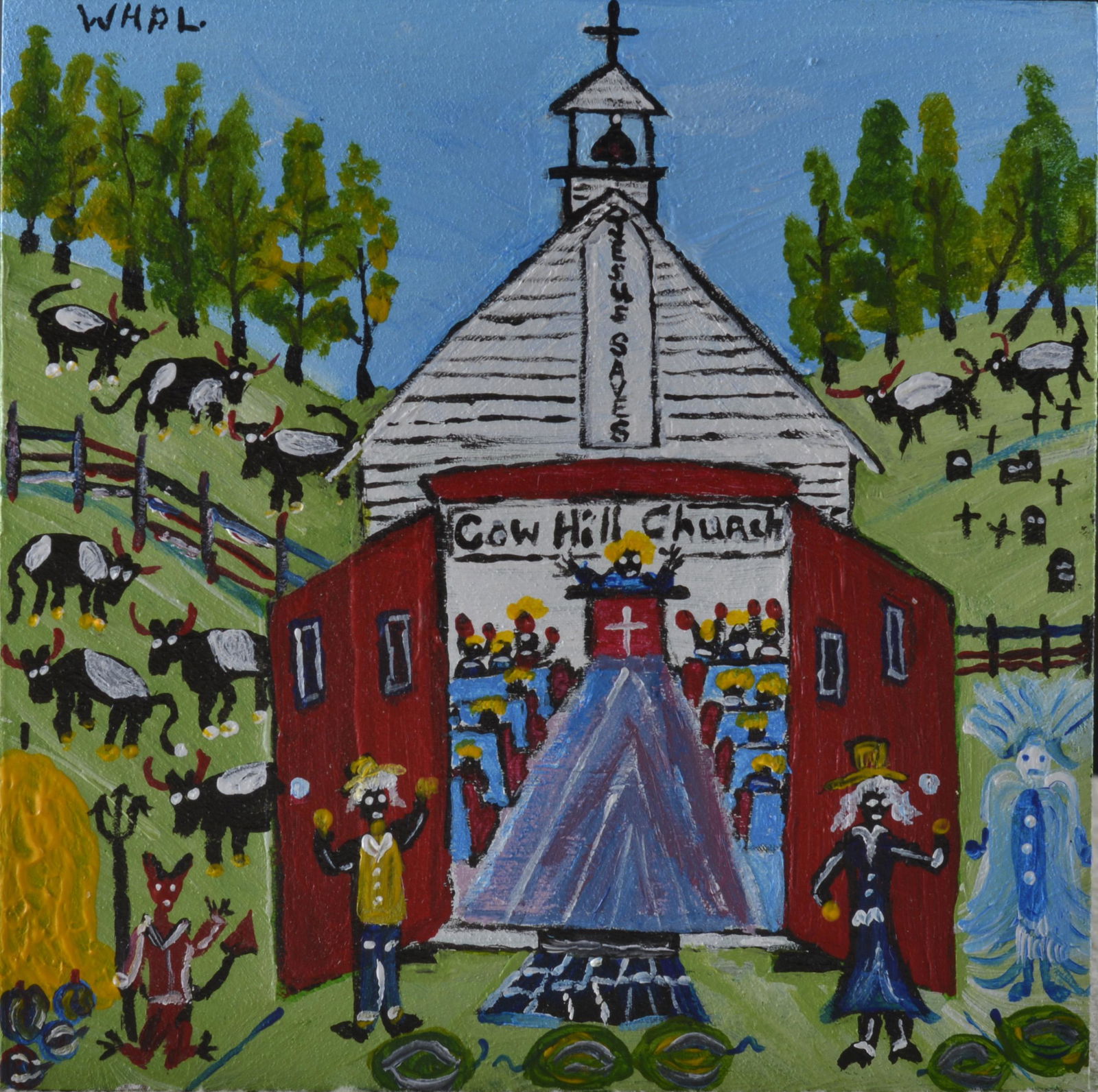 Wade Ledbetter Folk Art Painting Oct 08, 2022 Ledbetter Folk Art