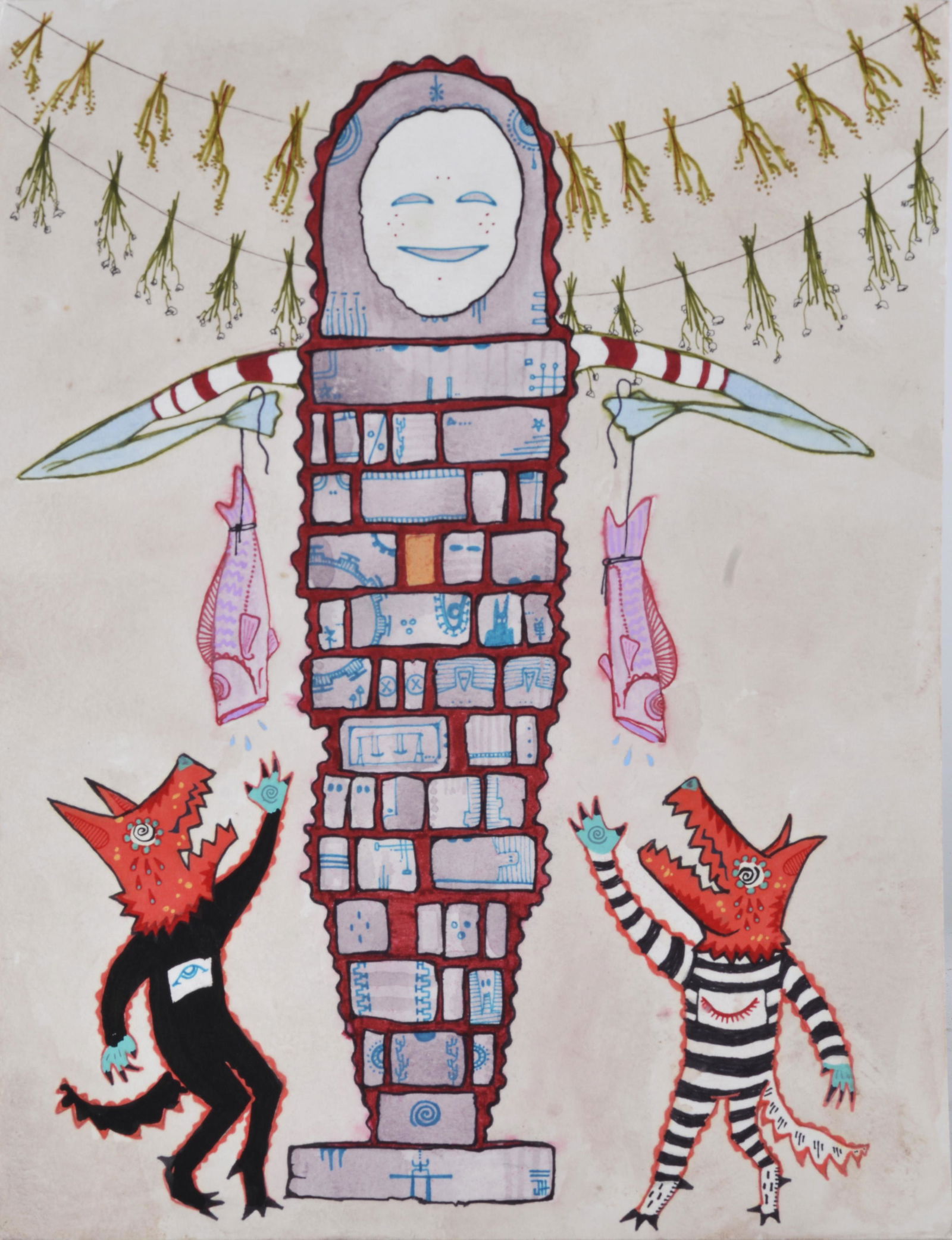 Johnny Hawkins Visionary Art: Johnny Hawkins is a self taught visionary artist that spends time in Asheville, NC and Burlington. He came on the art scene publicy in early 2022 and has shocked many with his visionary drawings and b